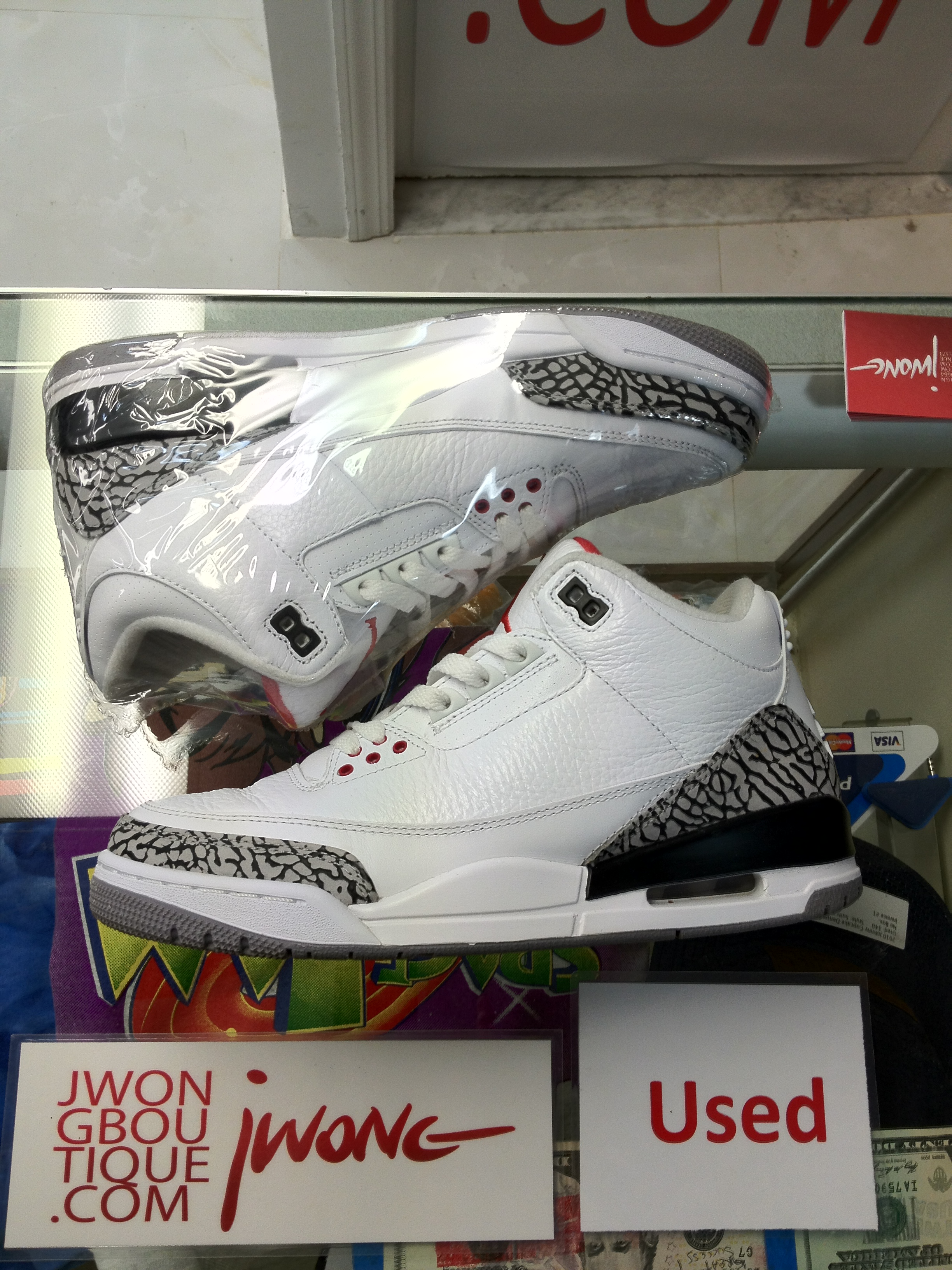 nike white cement 3