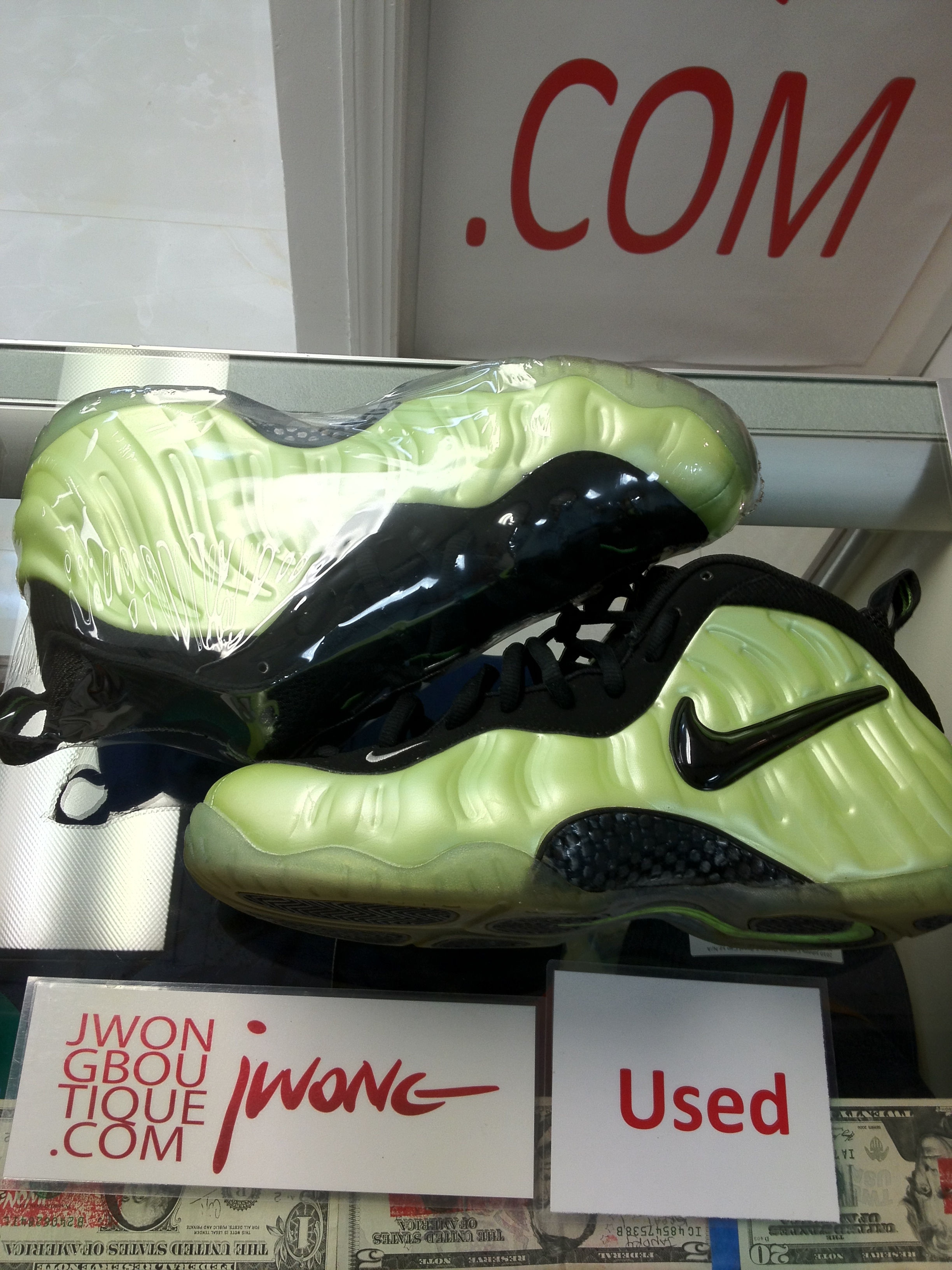 electric green foamposite