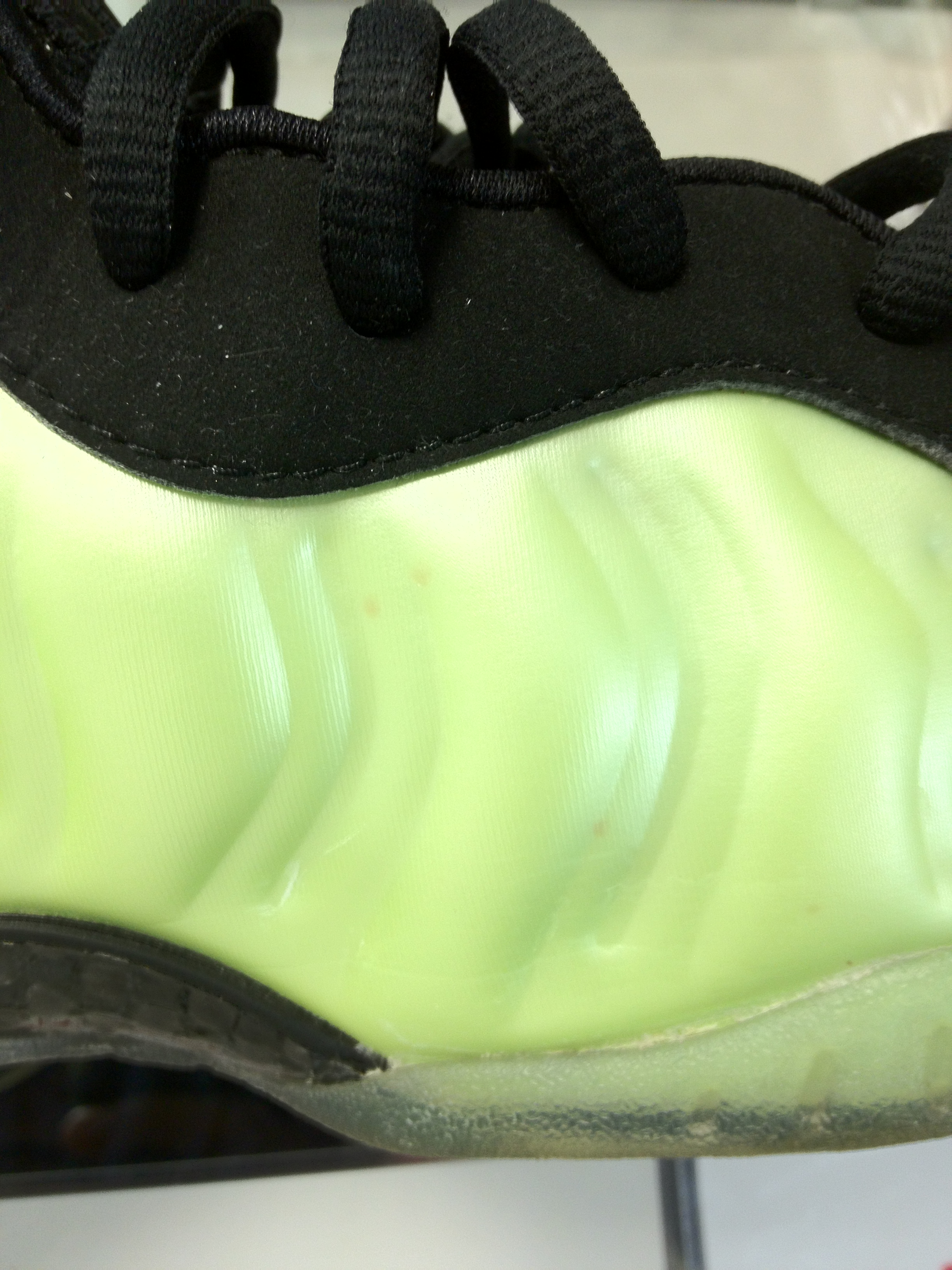 electric green foamposite