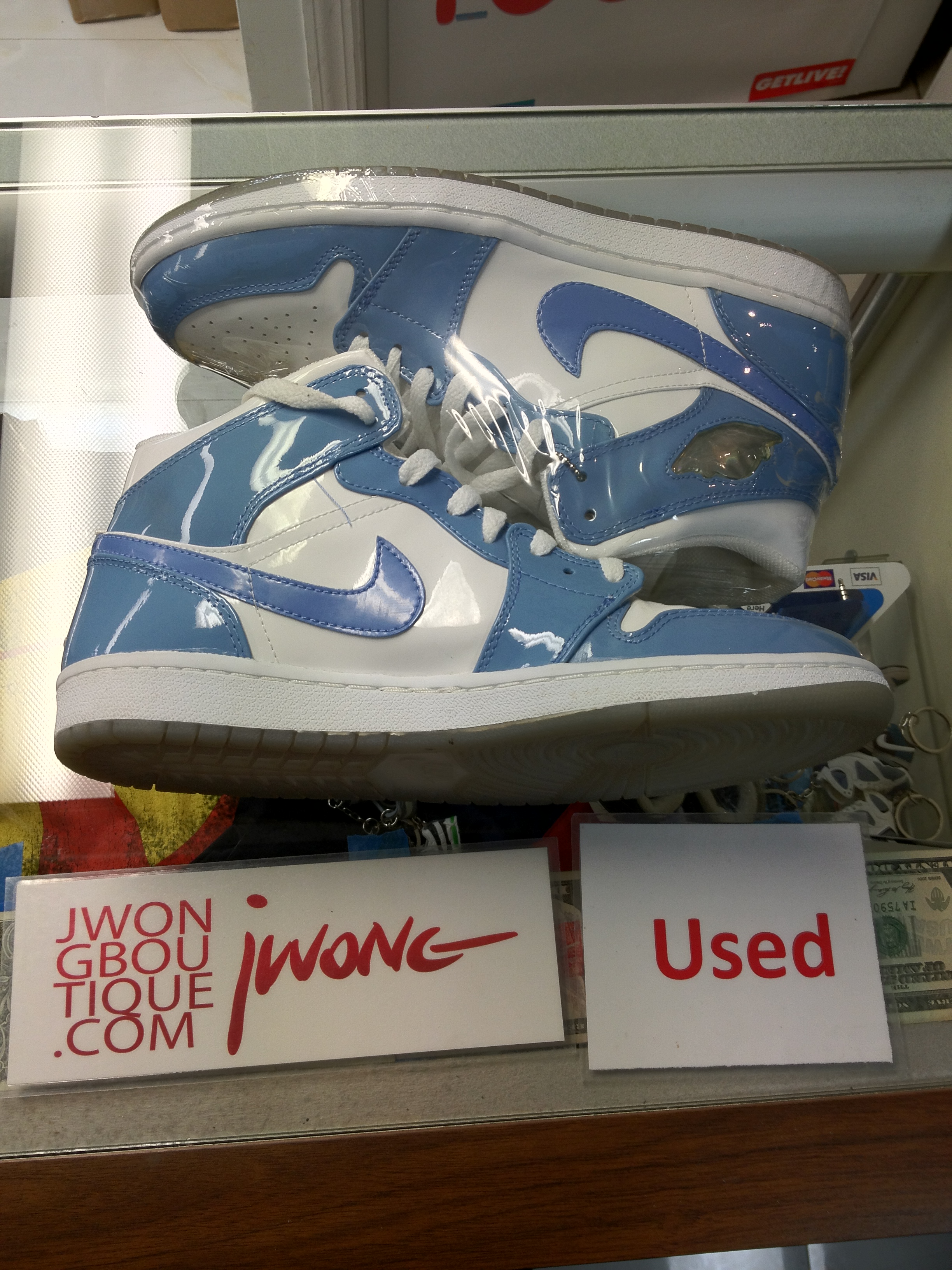 2003 Nike Air Jordan I Patent Leather Carolina | Jwong Boutique