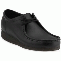 Preorder Clarks Wallabee Black Leather Low 37981 | Jwong Boutique
