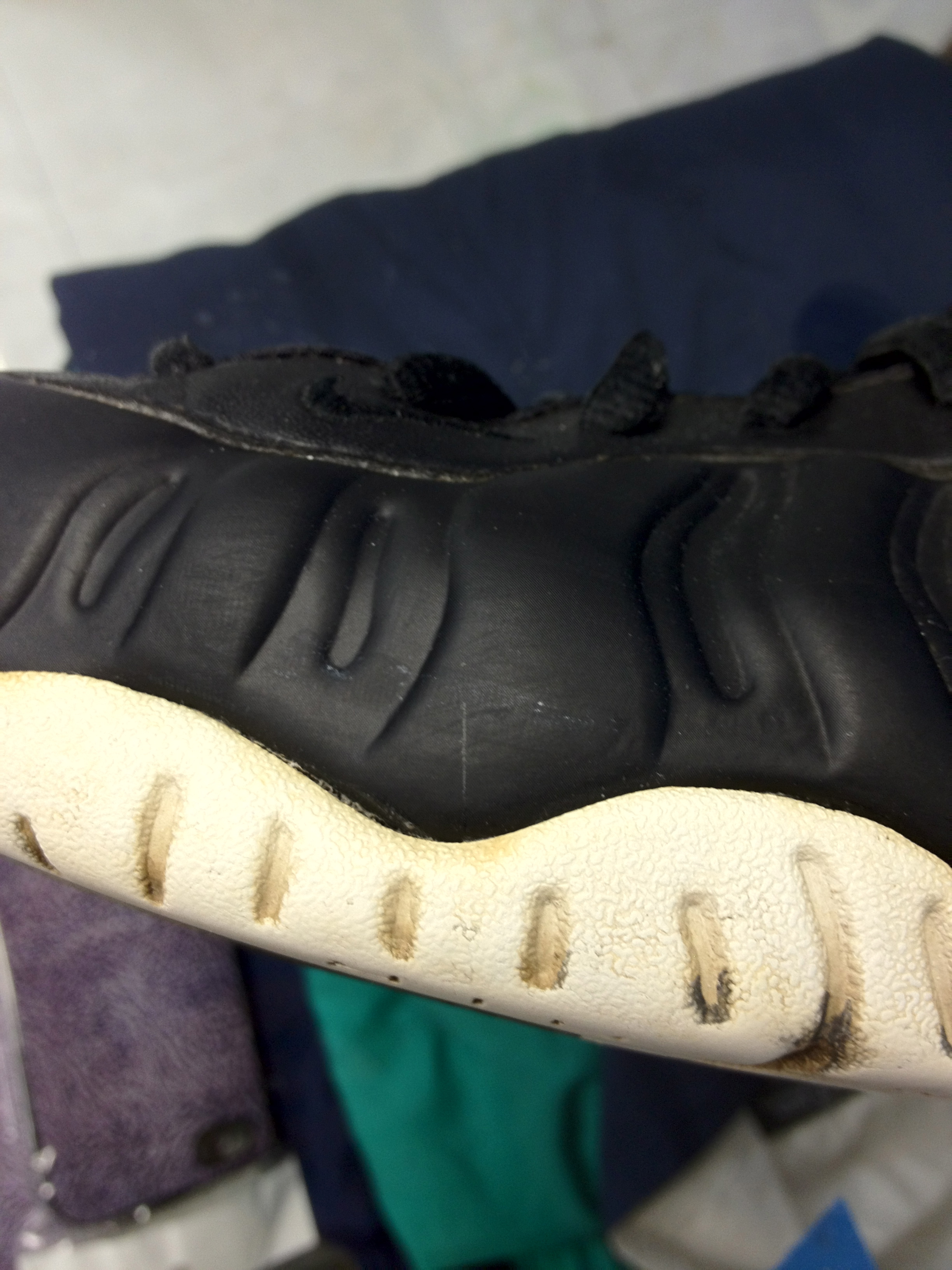 dr doom foamposite on feet