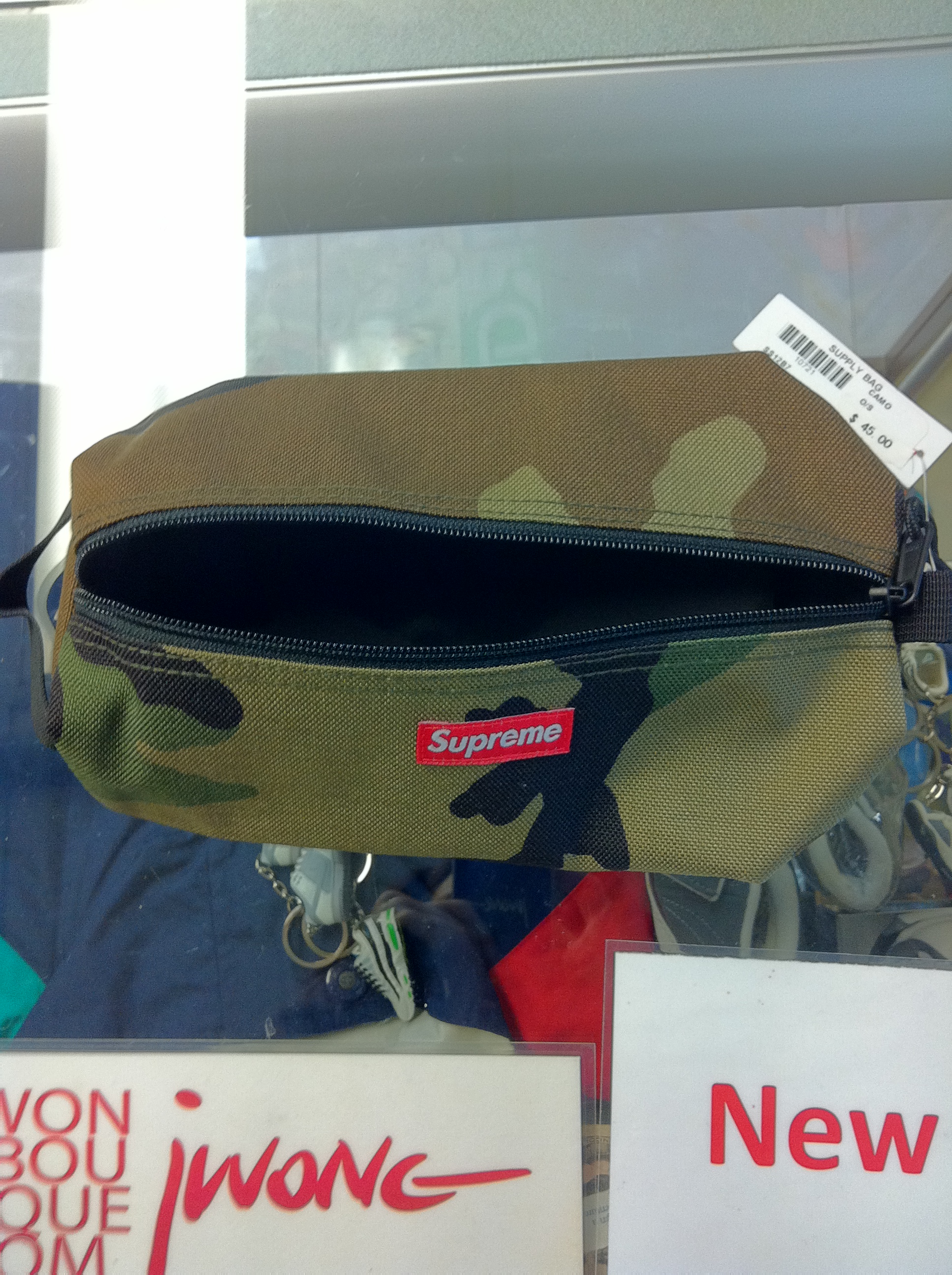 supreme camo bum bag