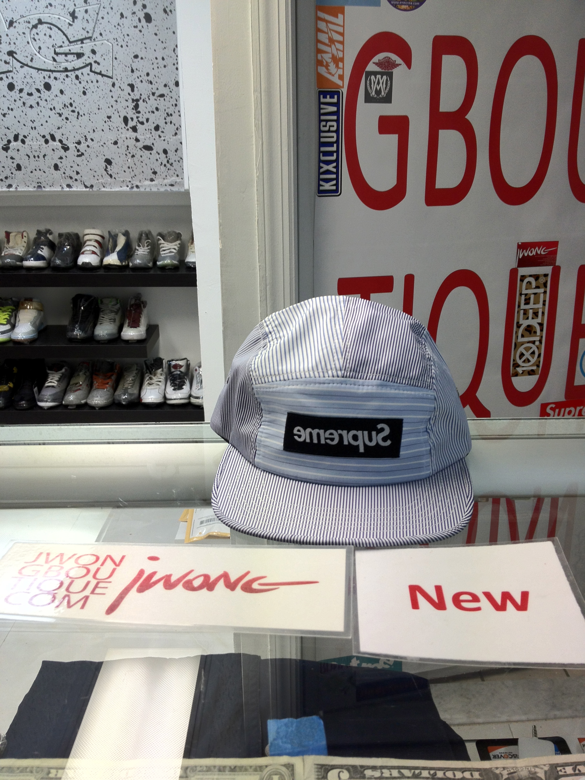 supreme cdg camp cap