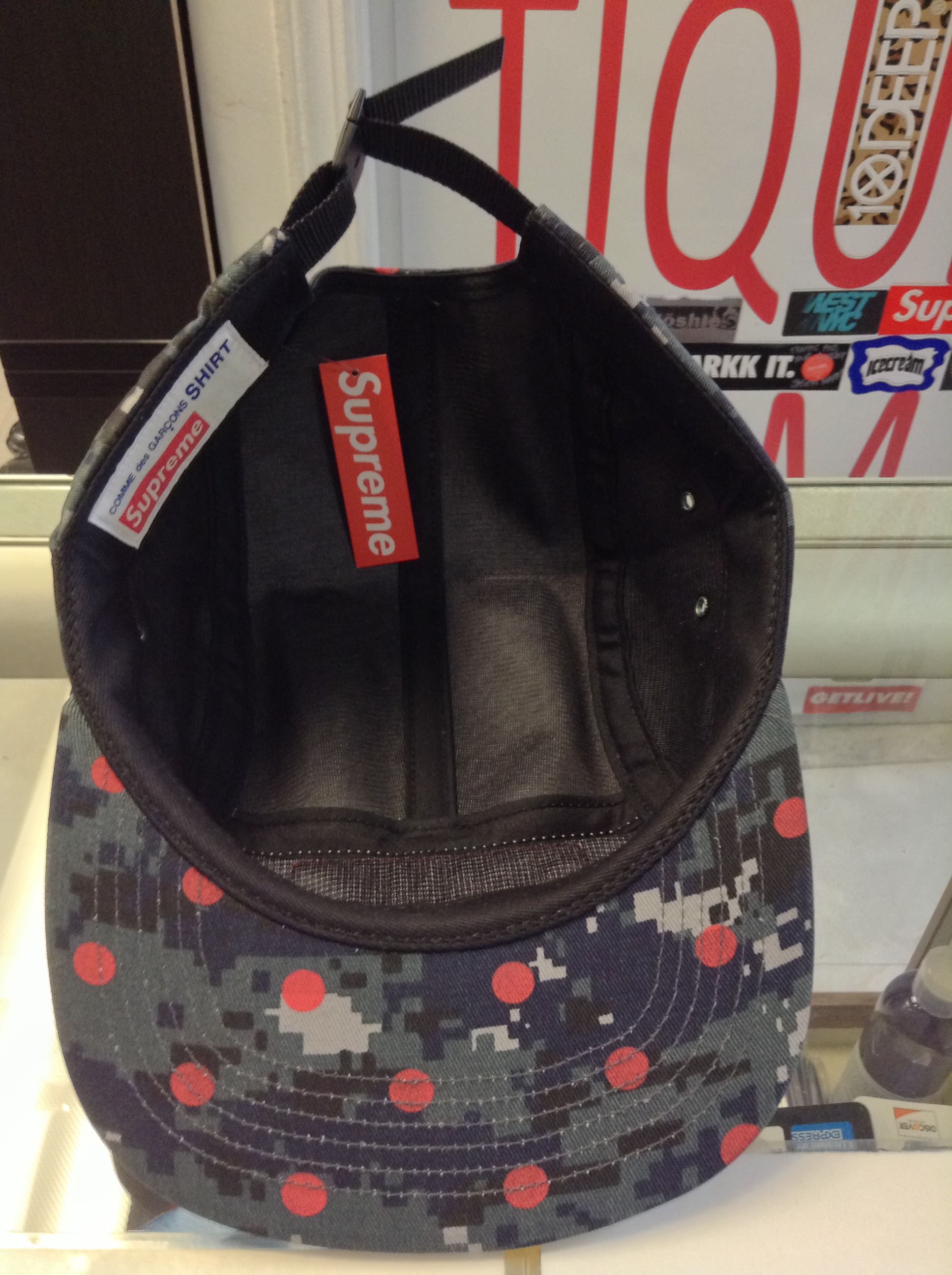 supreme cdg camp cap