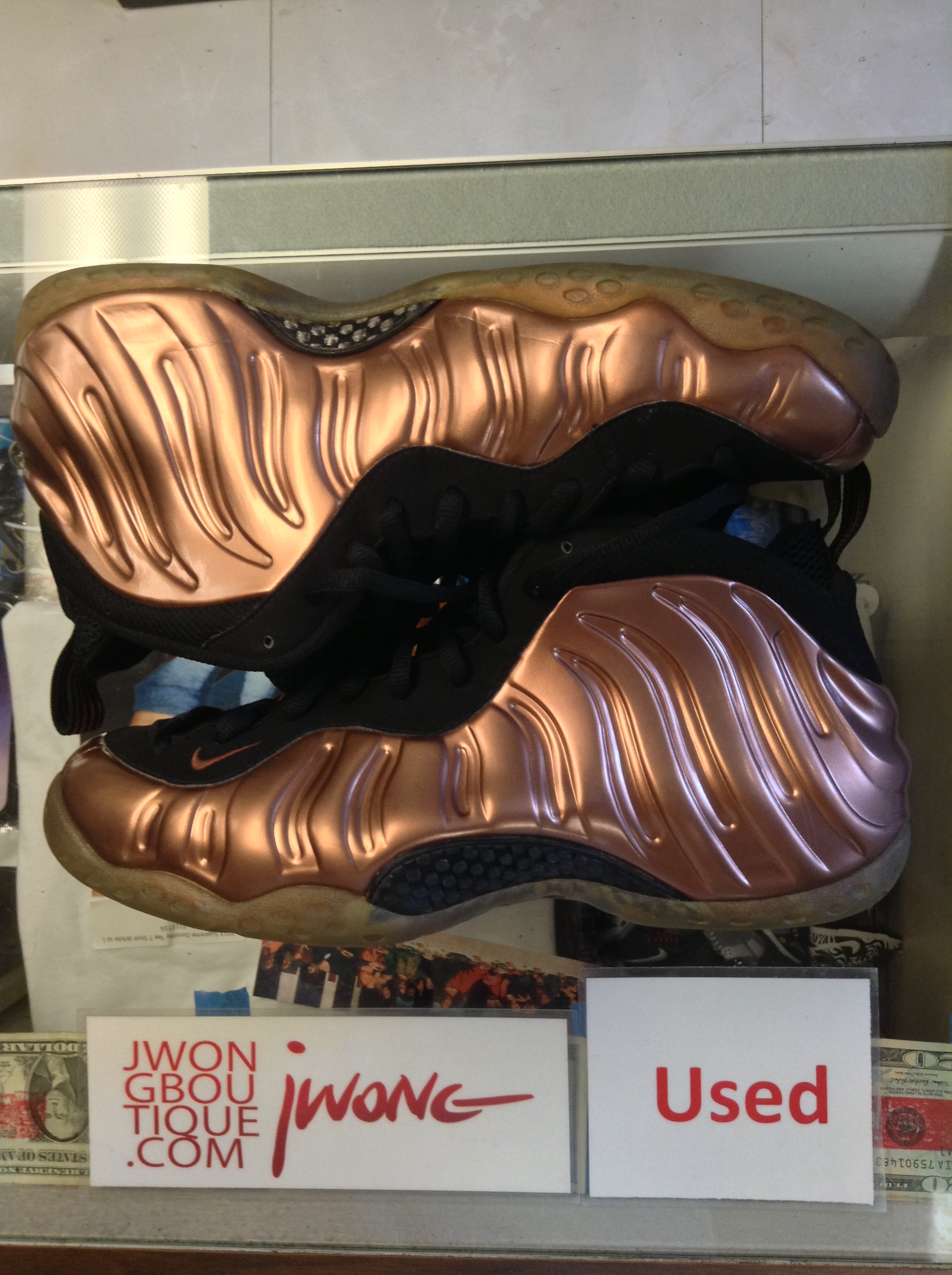 air foamposite one copper