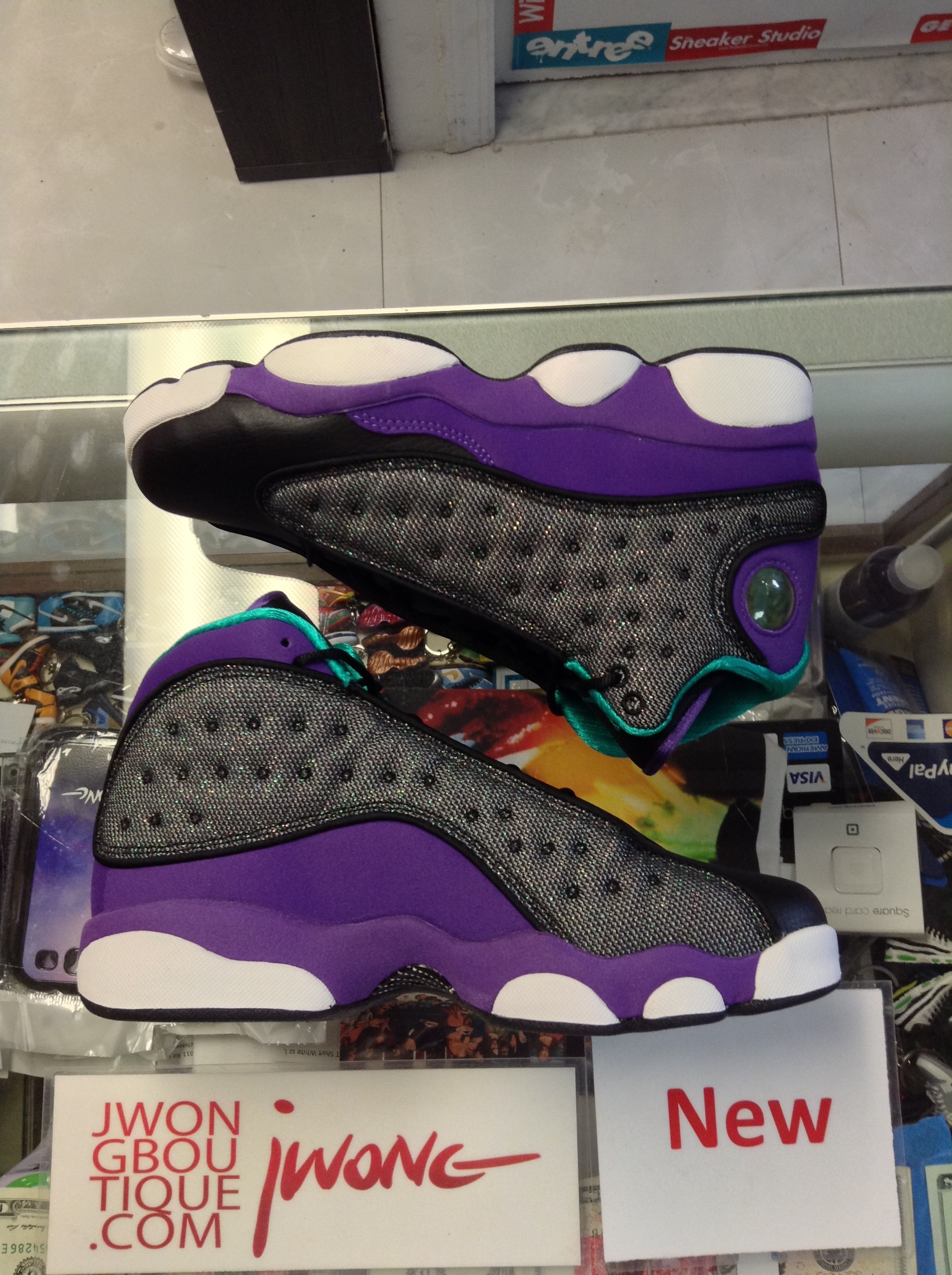 2013 Nike Air Jordan XIII Black Purple | Jwong Boutique