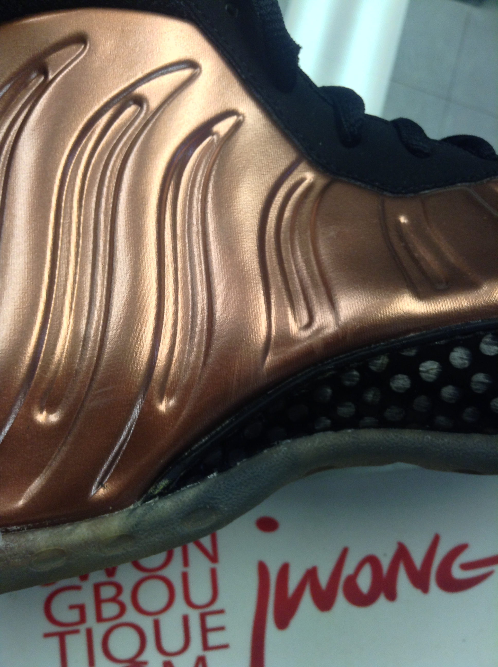 foamposite one copper