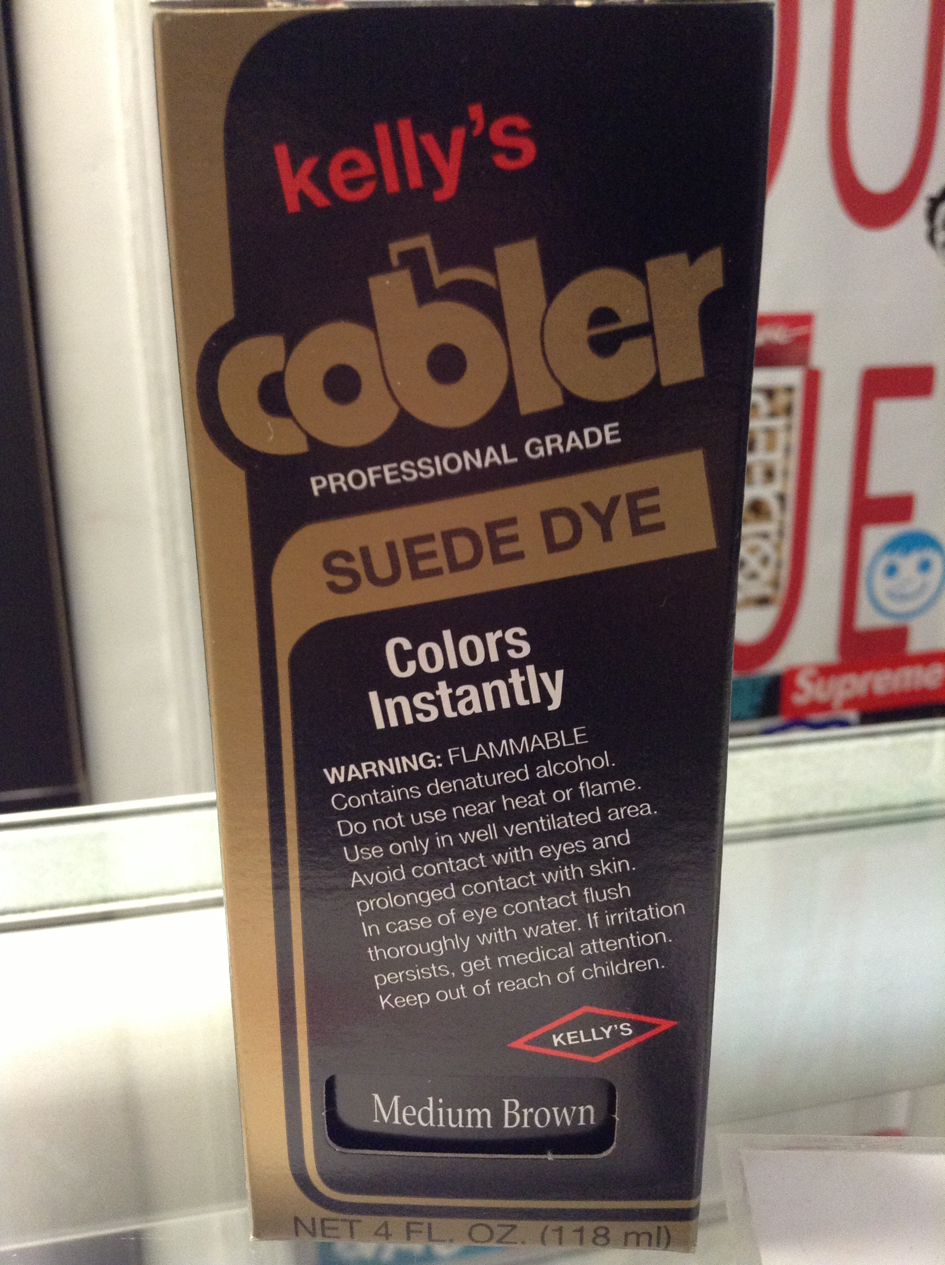 brown suede dye