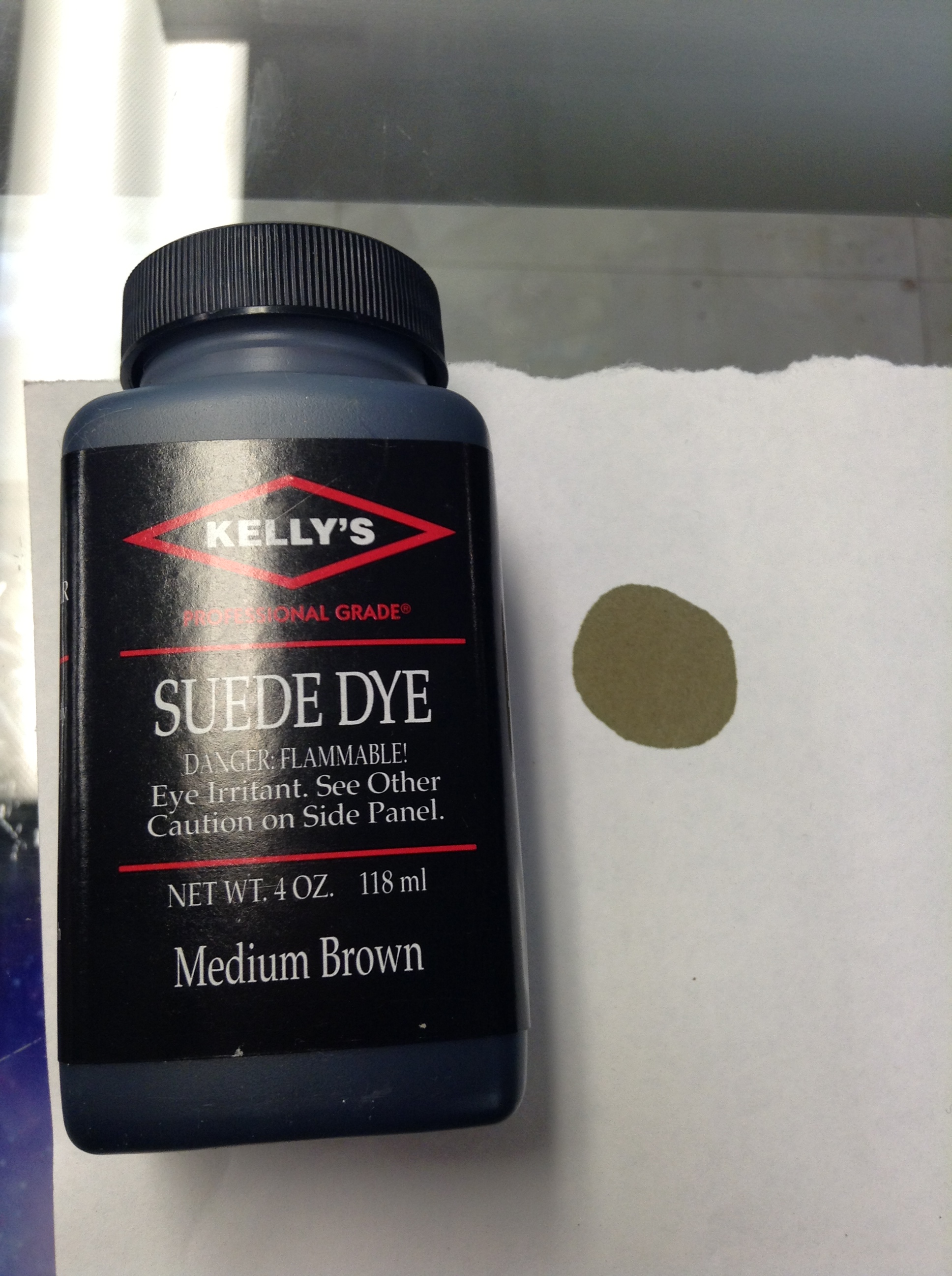 brown suede dye