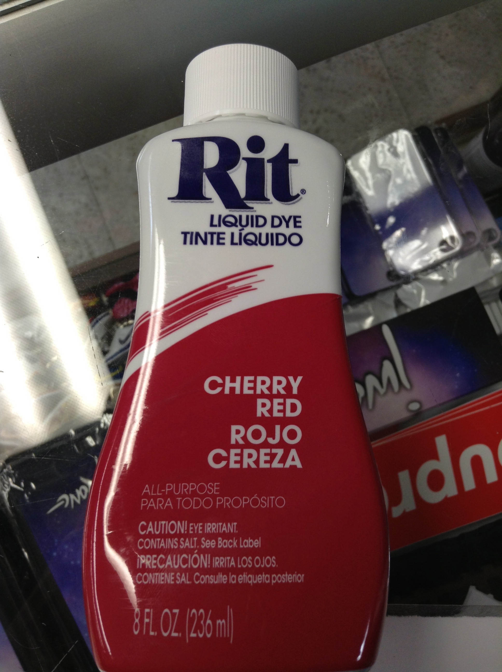 Rit Liquid Dye Cherry Red 8 FL OZ Jwong Boutique