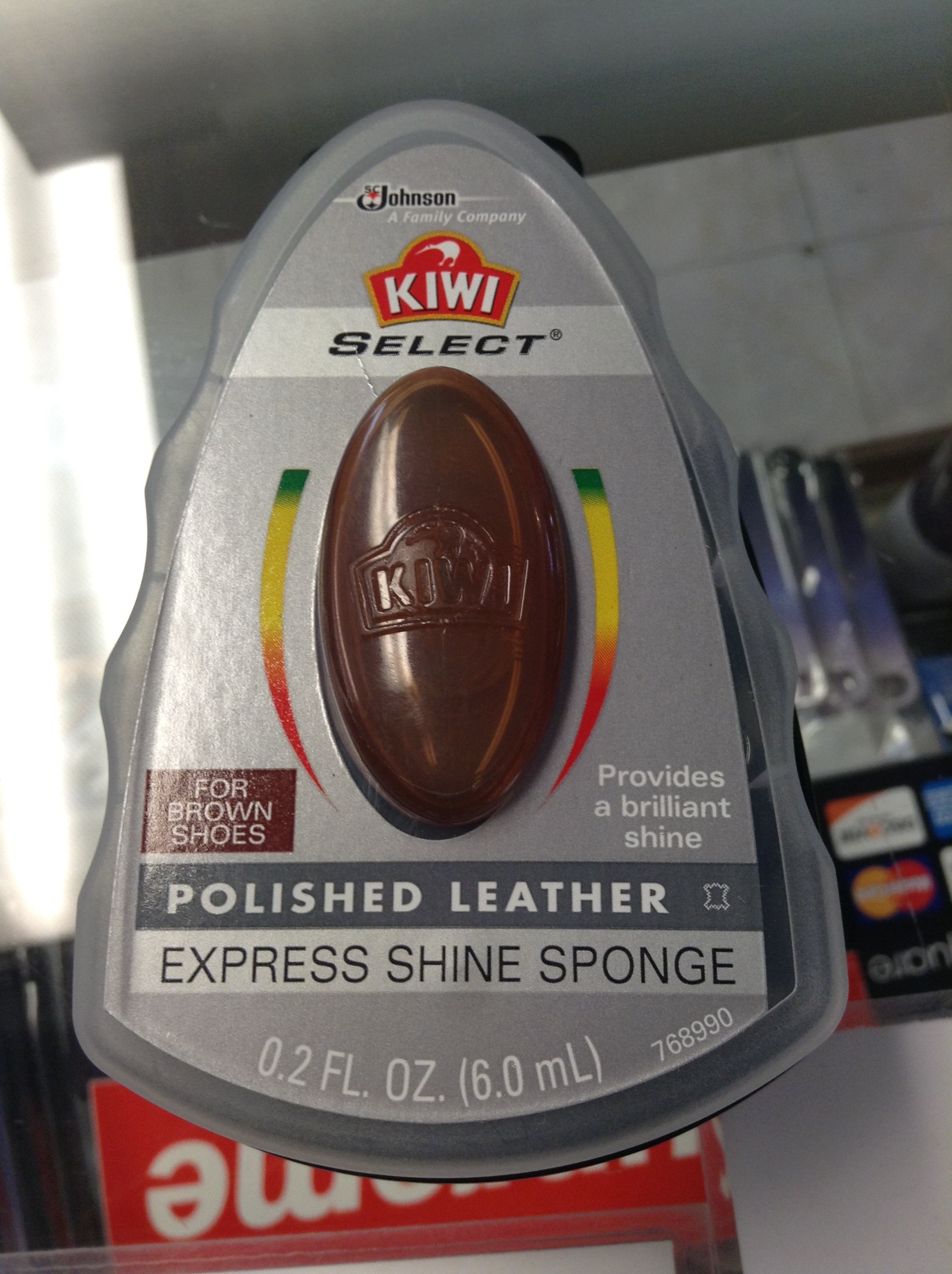 kiwi express shine sponge not working