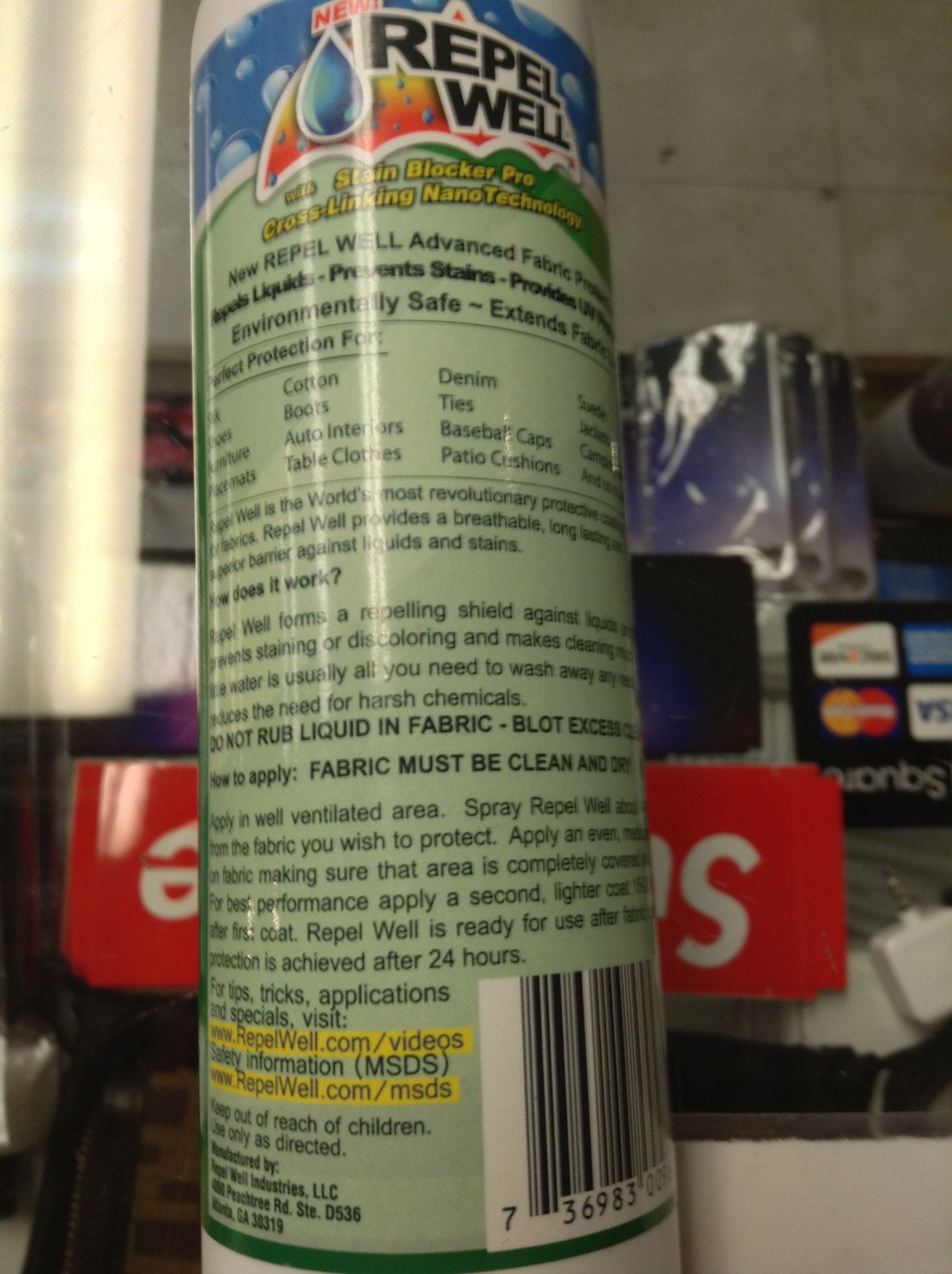 Repel Well Water Repellent 8 FL OZ Jwong Boutique