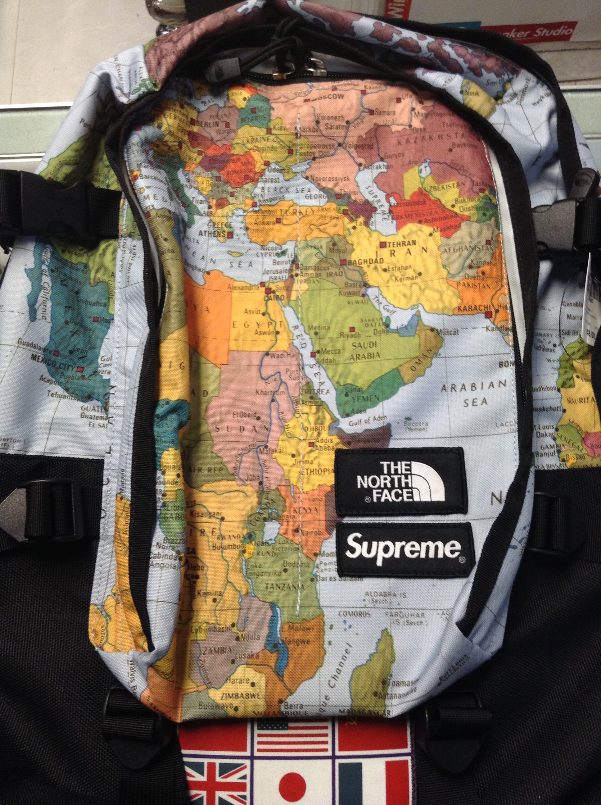 2014 Supreme The North Face Expedition Backpack World | Jwong Boutique