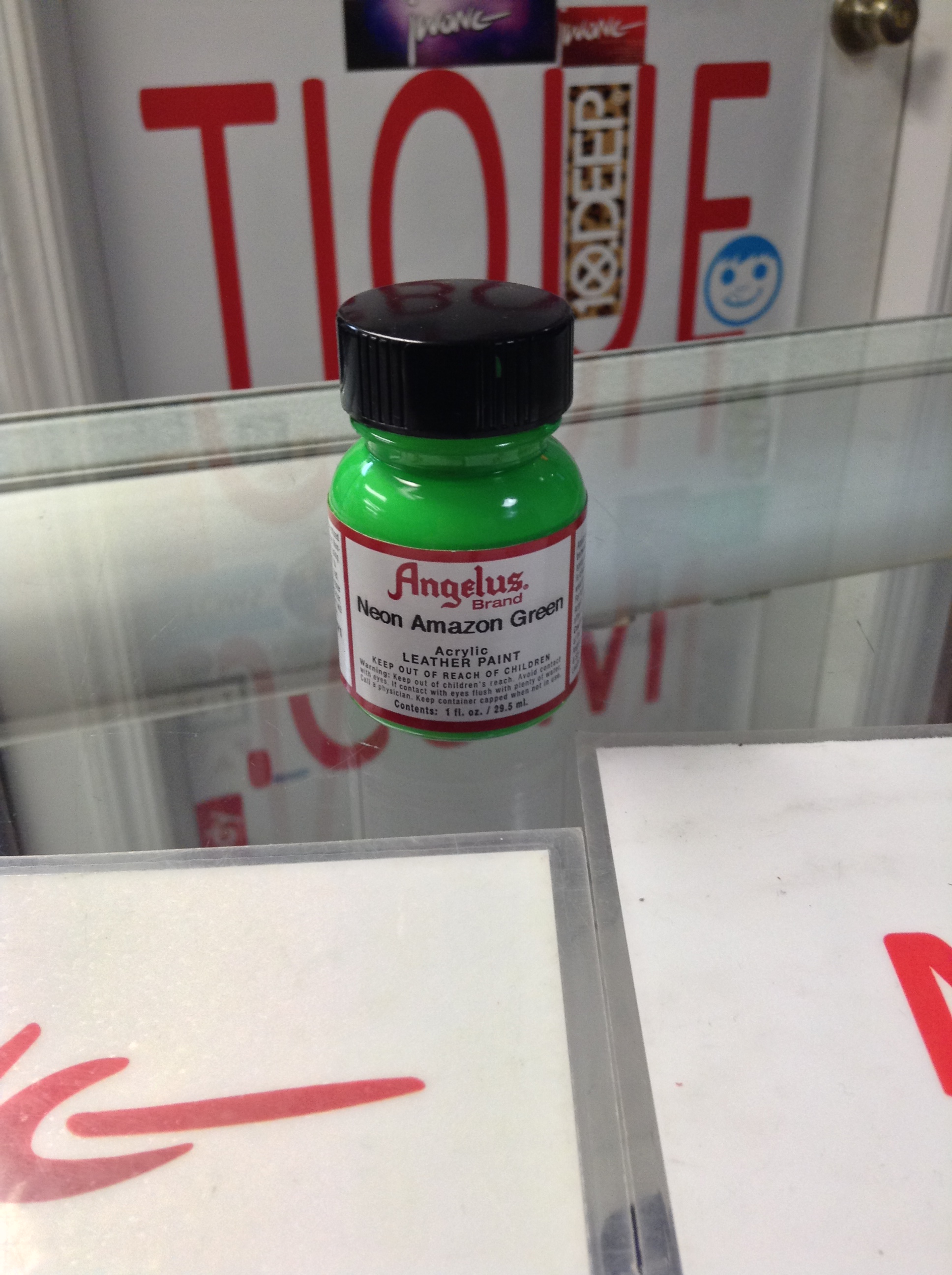angelus neon acrylic leather paint
