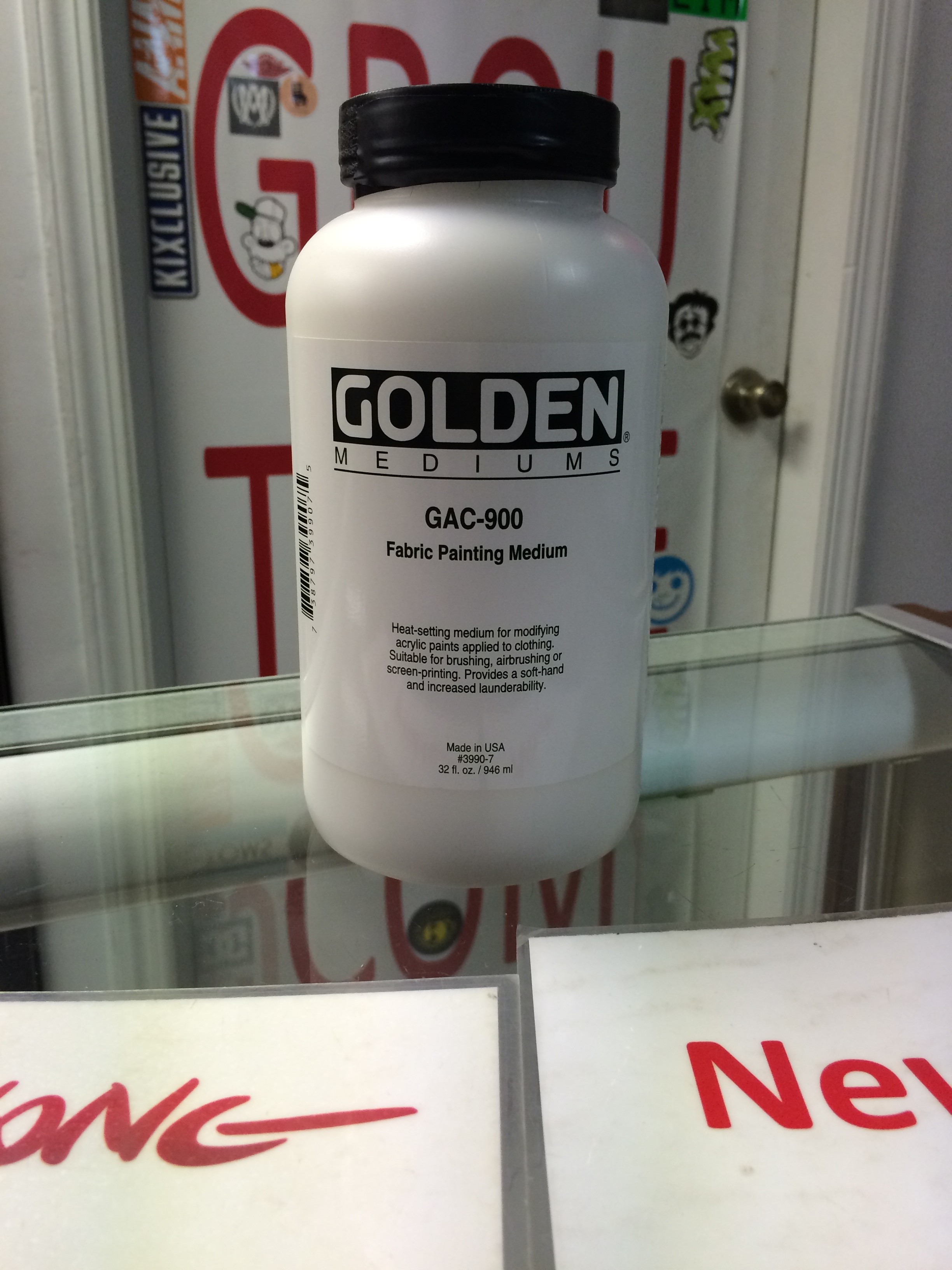 Golden Gac 900 Fabric Painting Medium 32 FL OZ Jwong Boutique