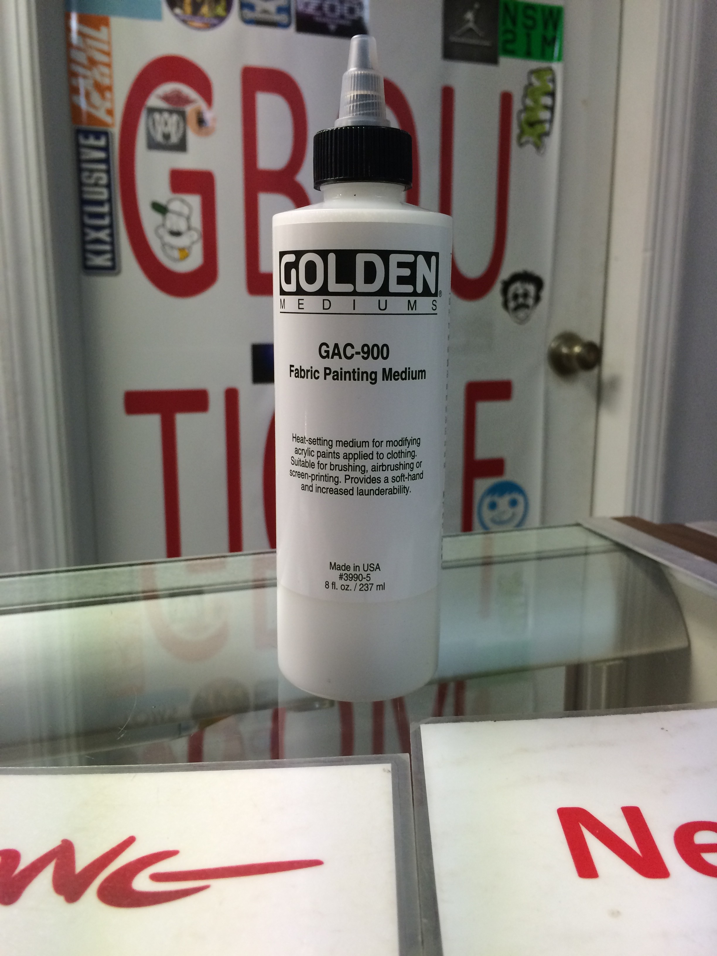 Golden Gac 900 Fabric Painting Medium 8 FL OZ Jwong Boutique