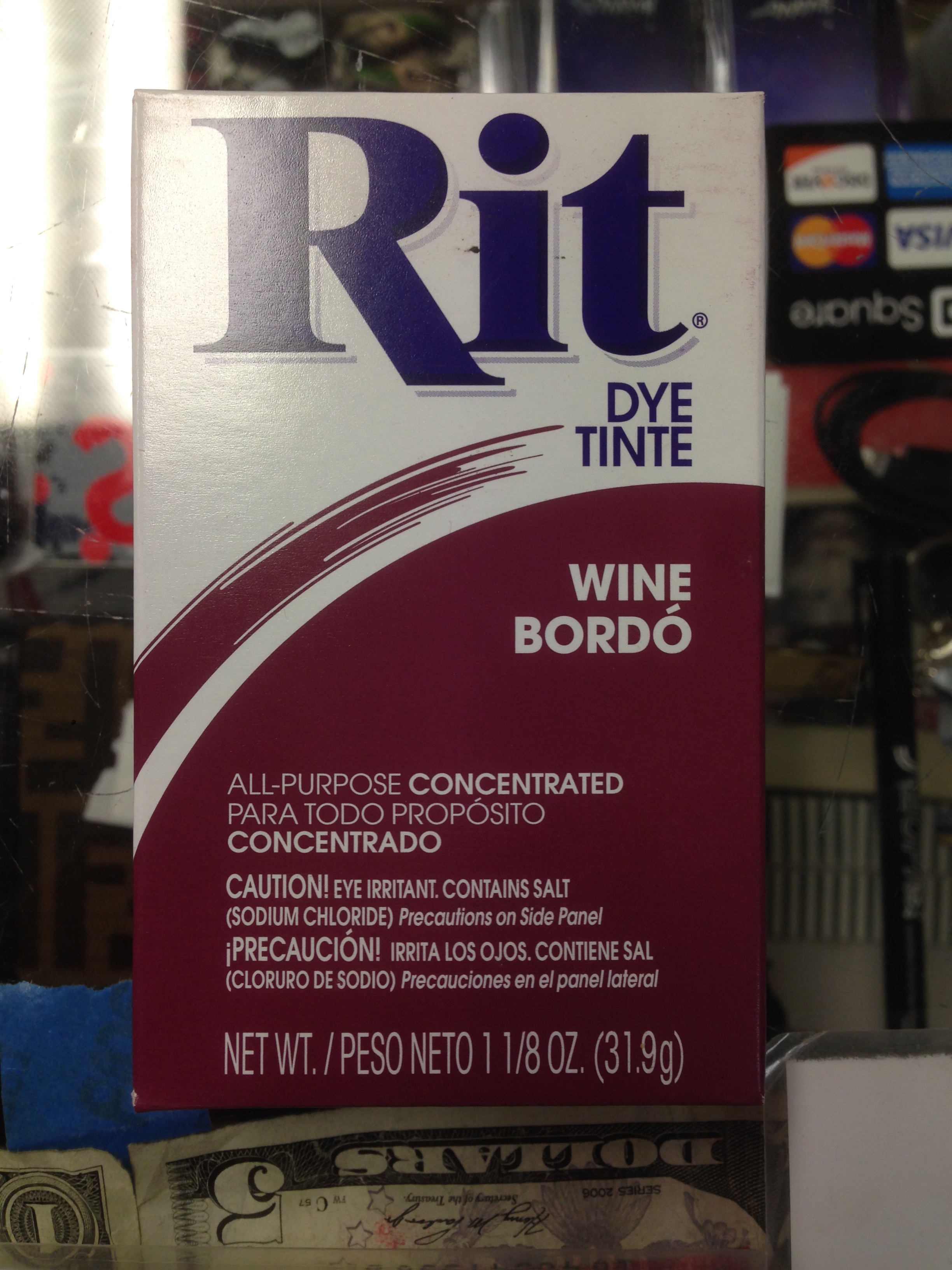 Rit All Purpose Concentration Wine Dye 1 1/8 OZ | Jwong Boutique