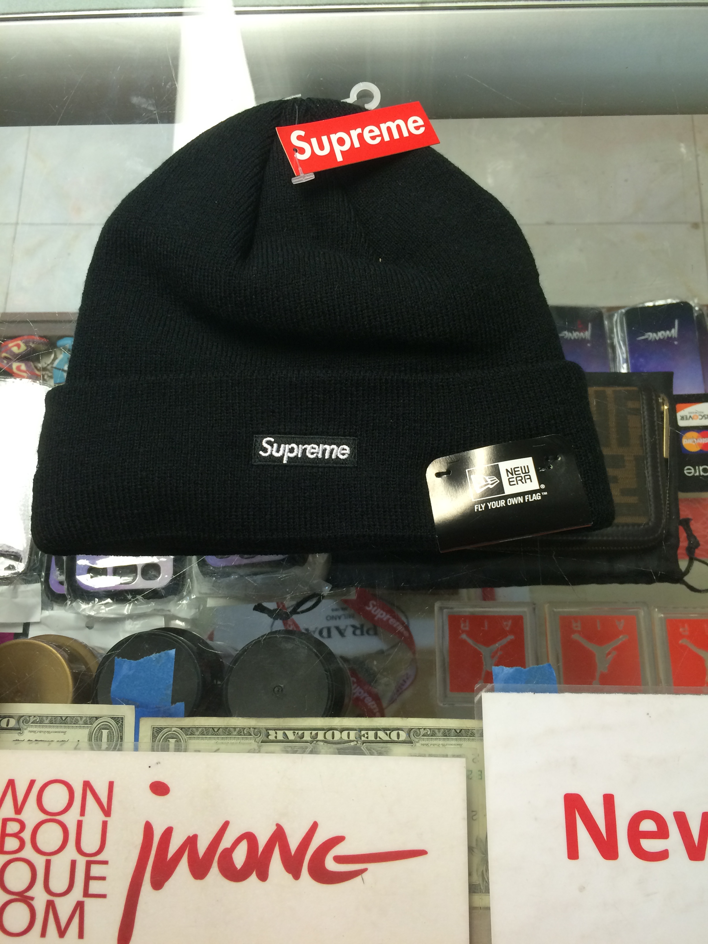 2014 Supreme New Era Beanie Black | Jwong Boutique
