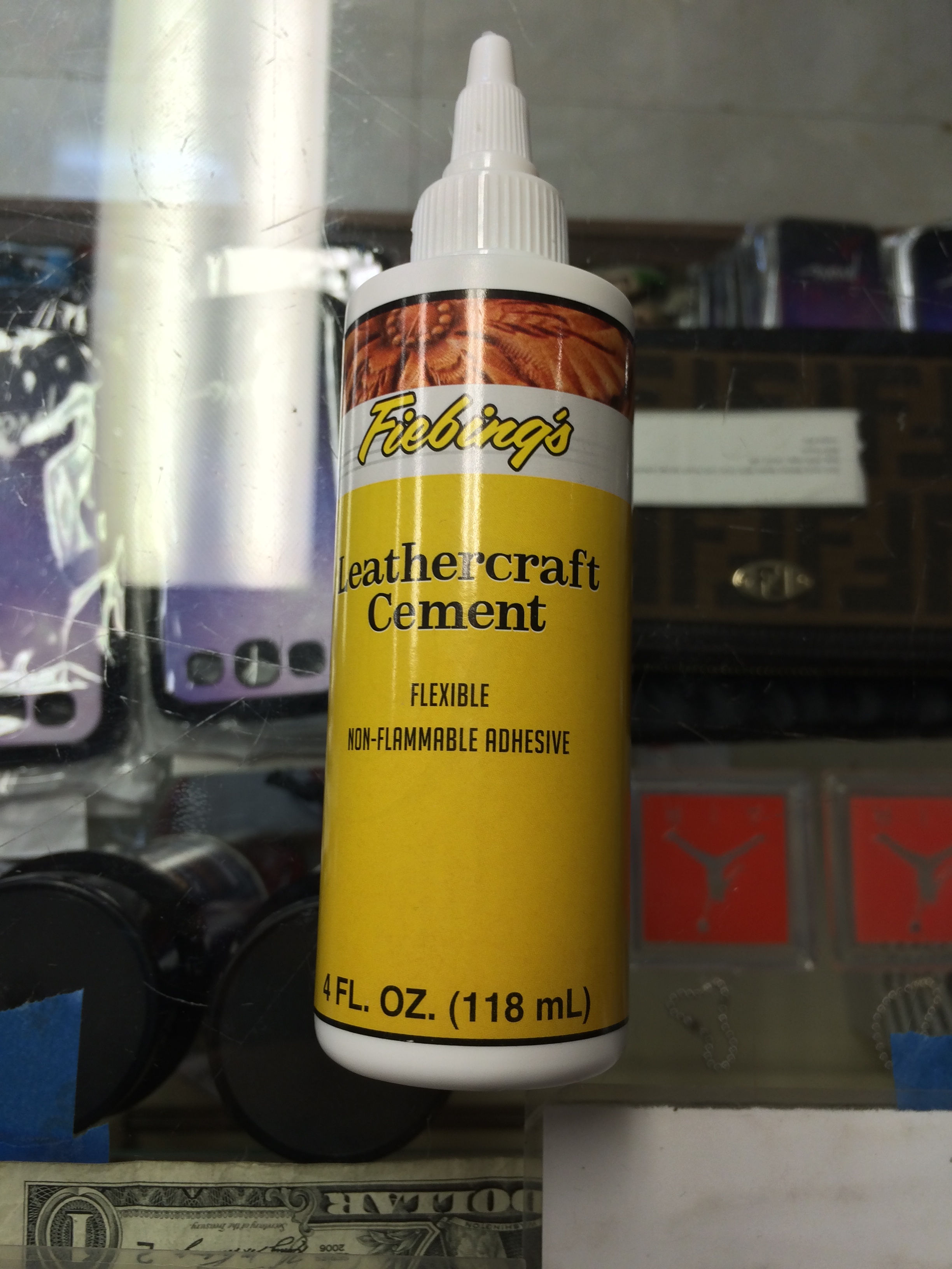 Fiebing’s Leather Craft Cement 4 FL OZ | Jwong Boutique