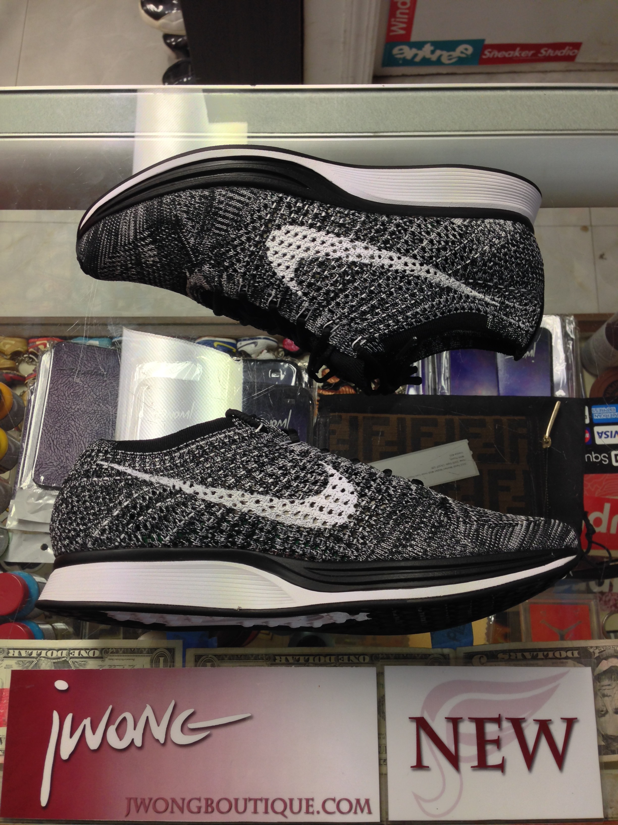 nike flyknit racer oreo for sale