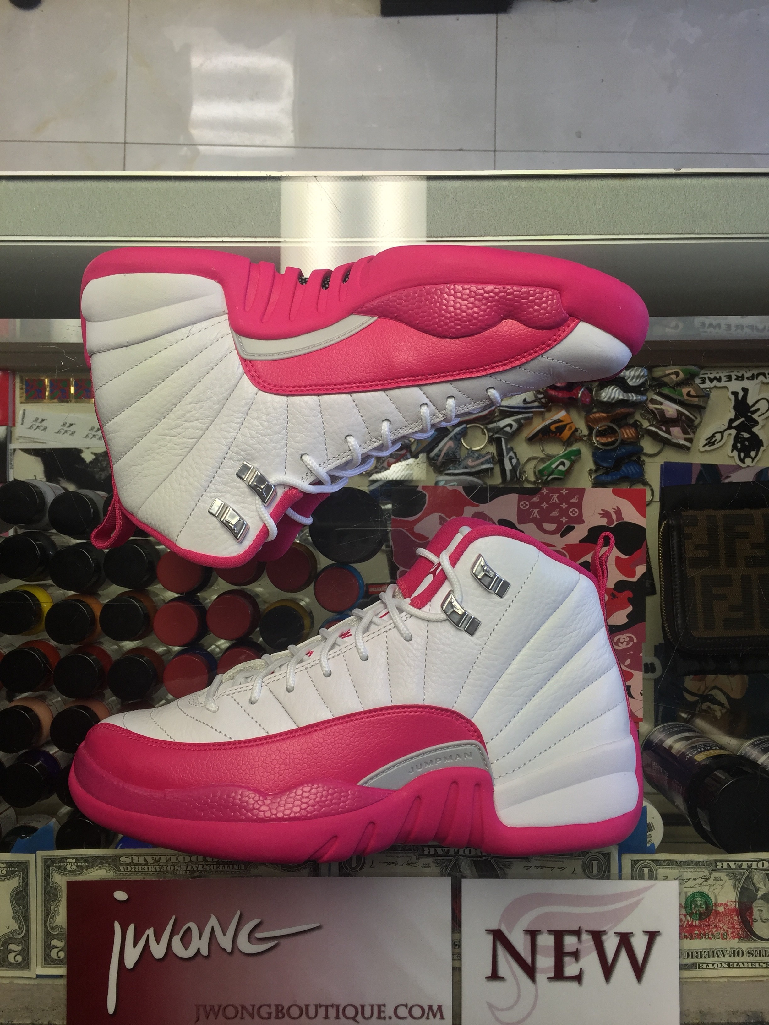 2016 Nike Air Jordan XII Vivid Pink Youth | Jwong Boutique