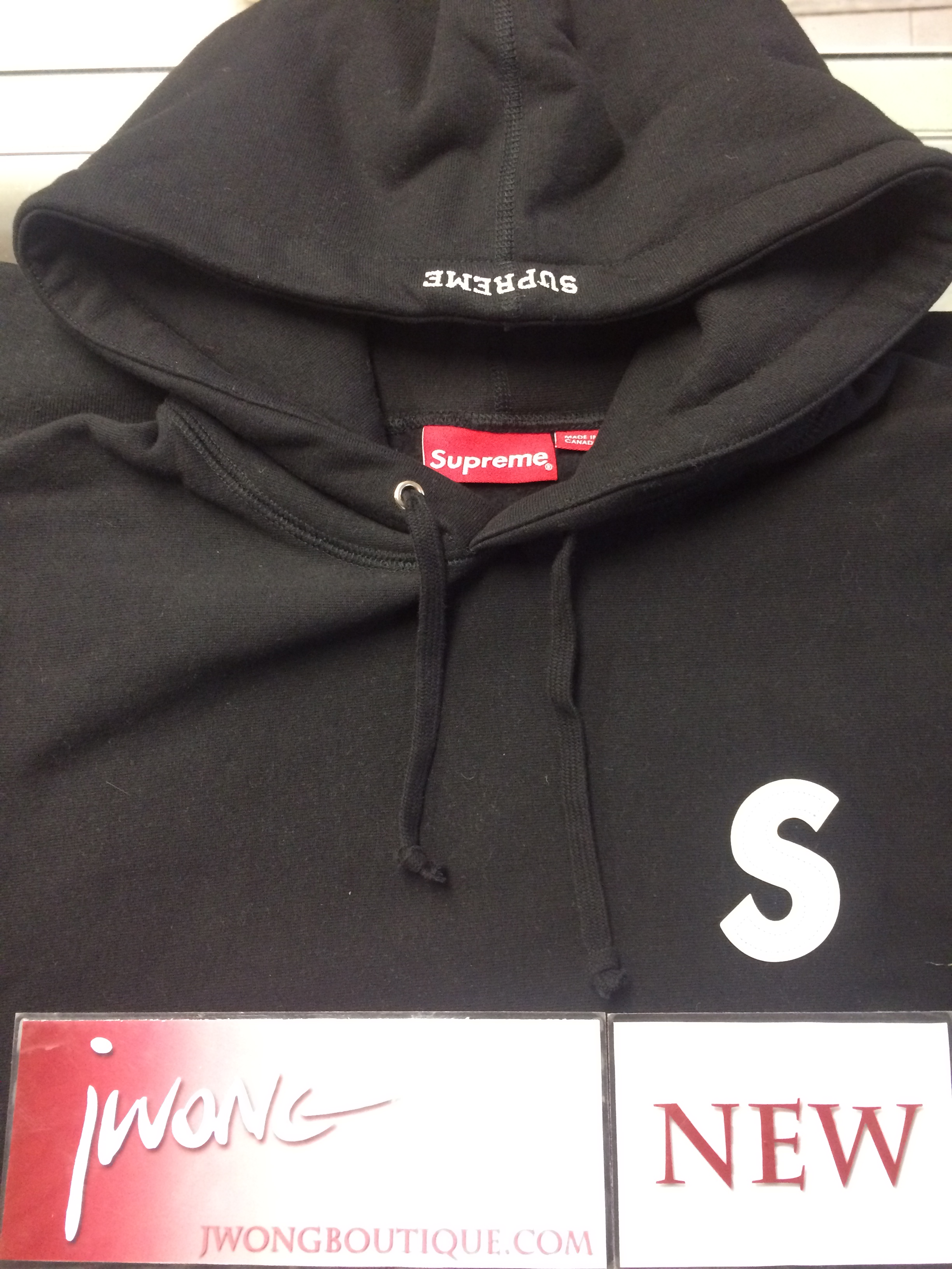 2016 Supreme Reflective S Logo Hooded Sweats Hoodie | Jwong Boutique