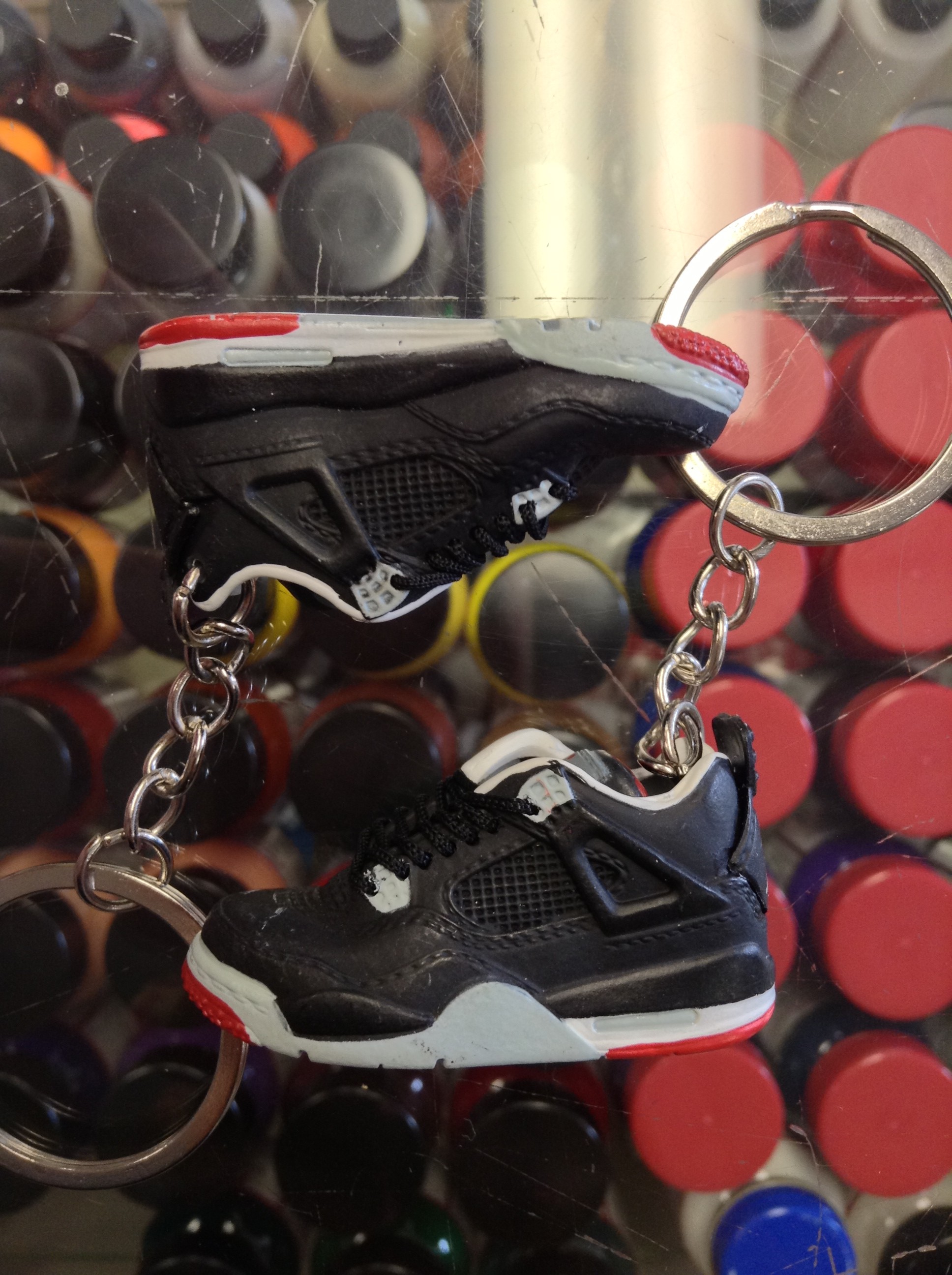2012 Nike Air Jordan IV Bred 3D Keychain Jwong Boutique