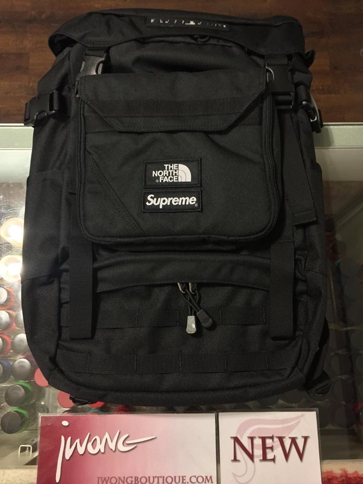 2016 Supreme The North Face Steep Tech Black Backpack | Jwong Boutique