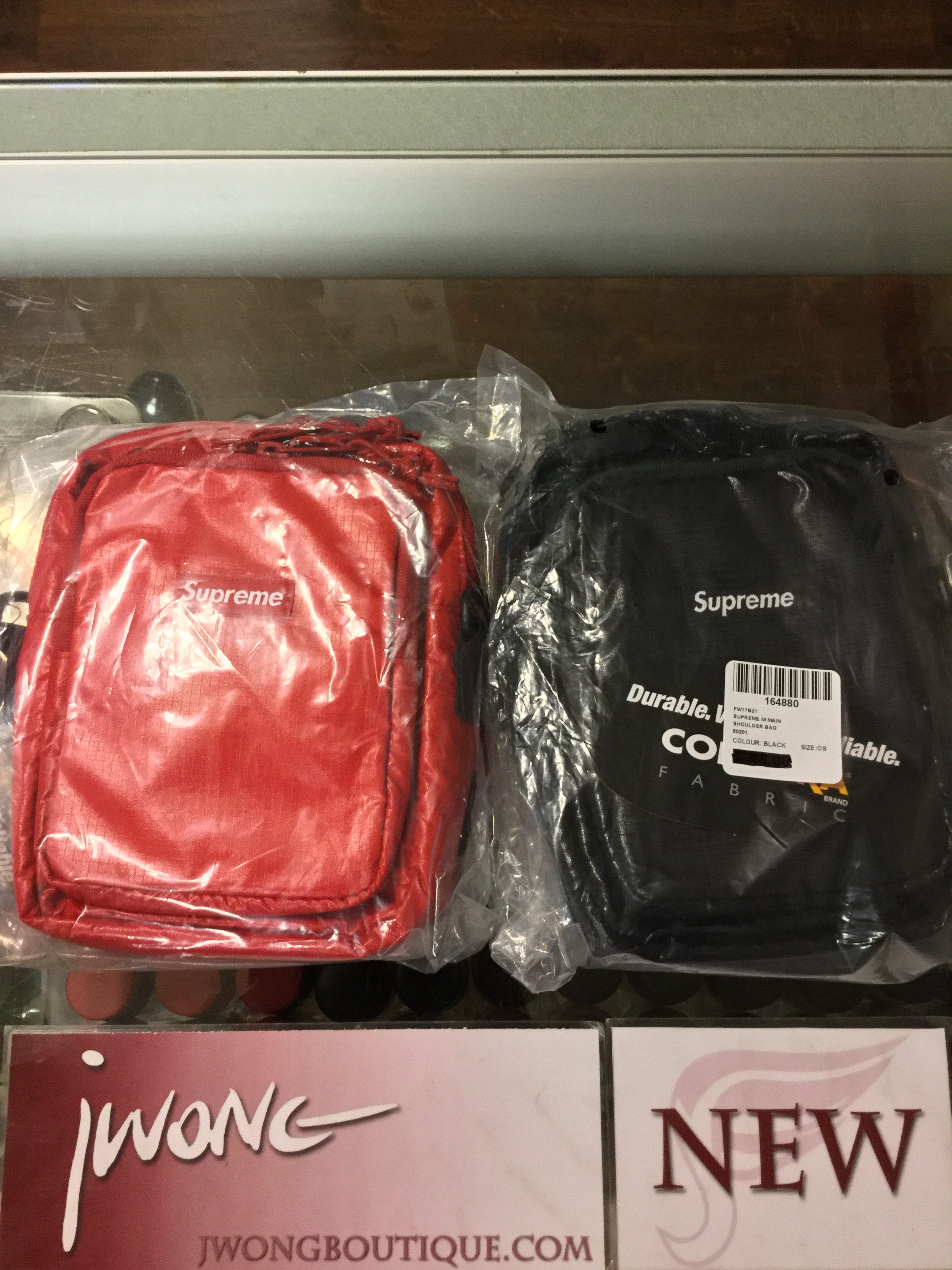 2017 Supreme 100D Cordura Laminated Ripstop Nylon Shoulder Bag | Jwong Boutique