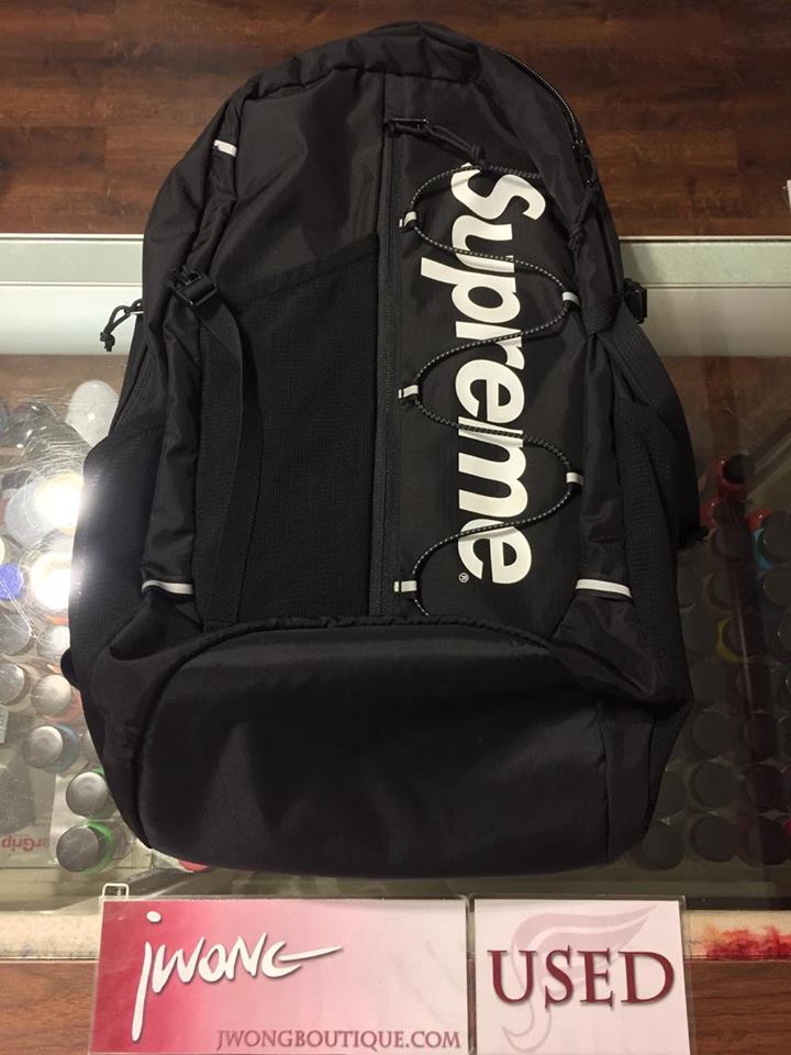 2017 Supreme Cordura Fabric Backpack Black | Jwong Boutique