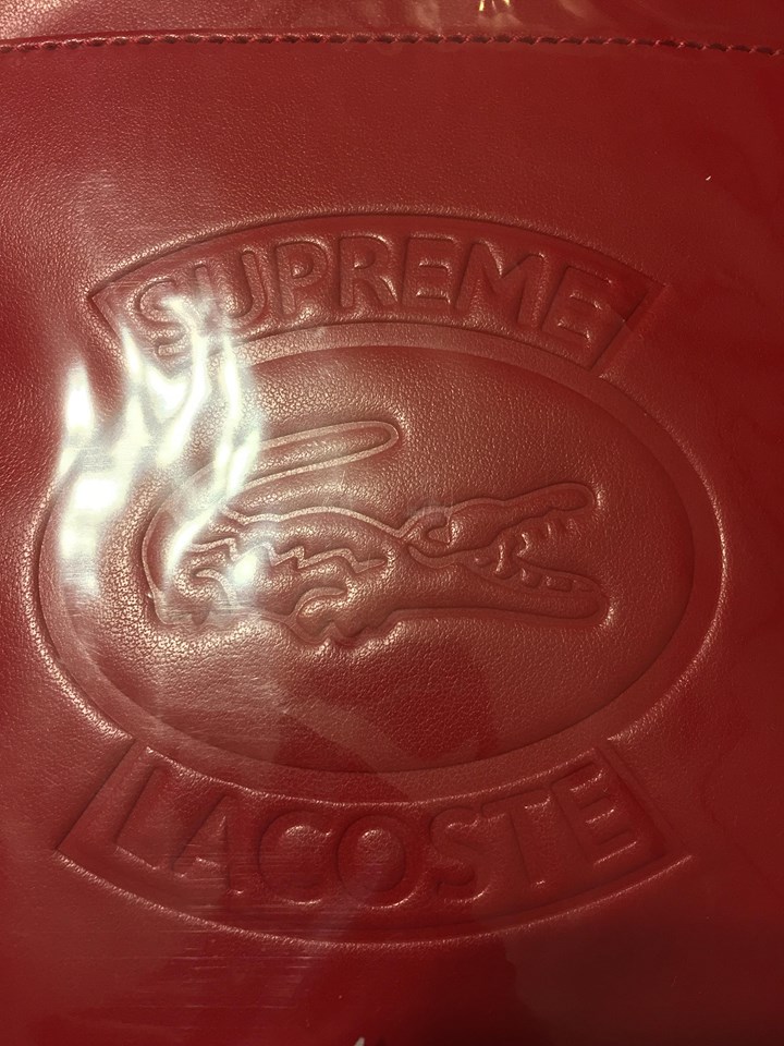 2018 Supreme Lacoste Shoulder Bag Red | Jwong Boutique