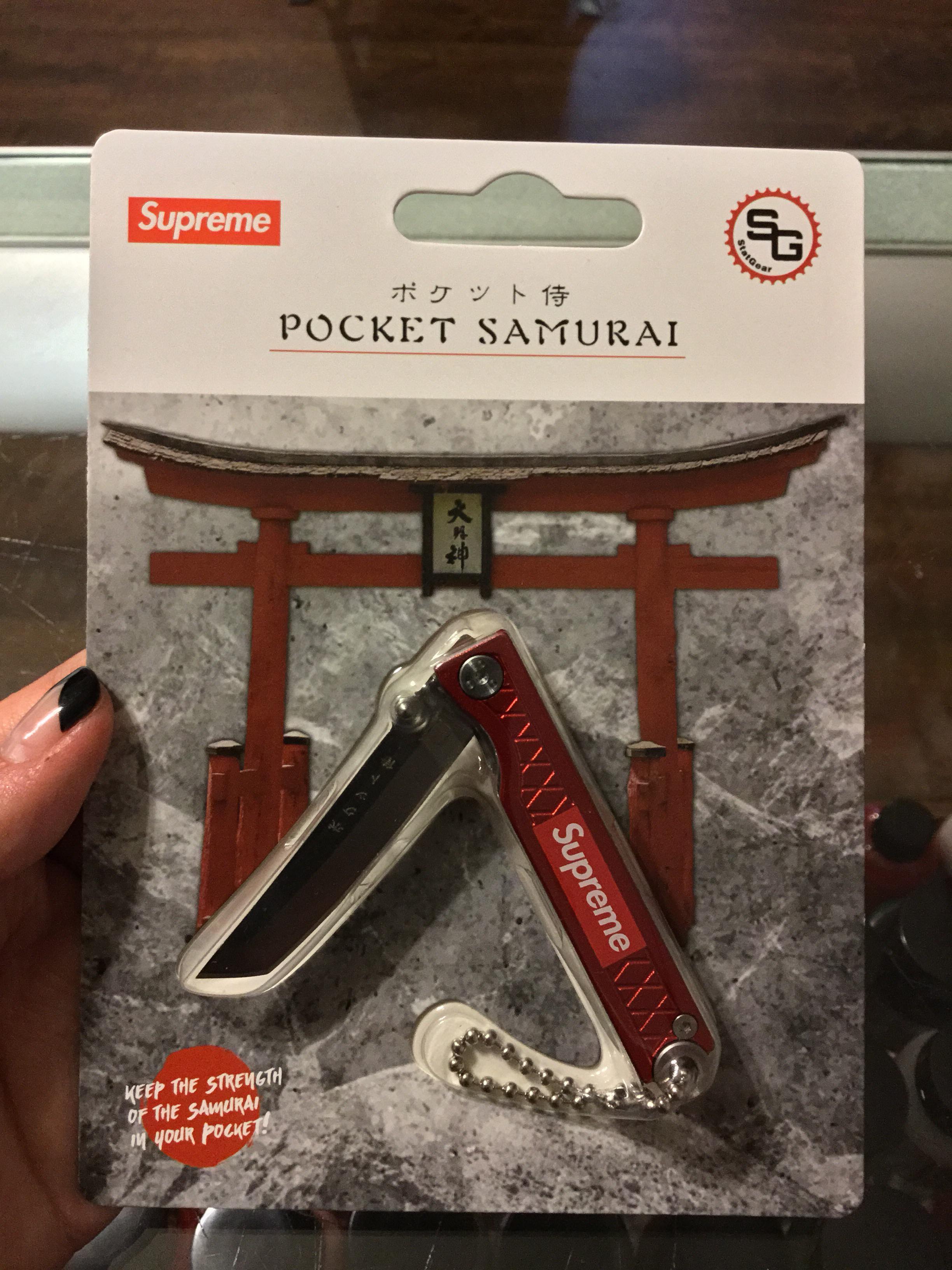 2018 Supreme StatGear Pocket Samurai Knife | Jwong Boutique