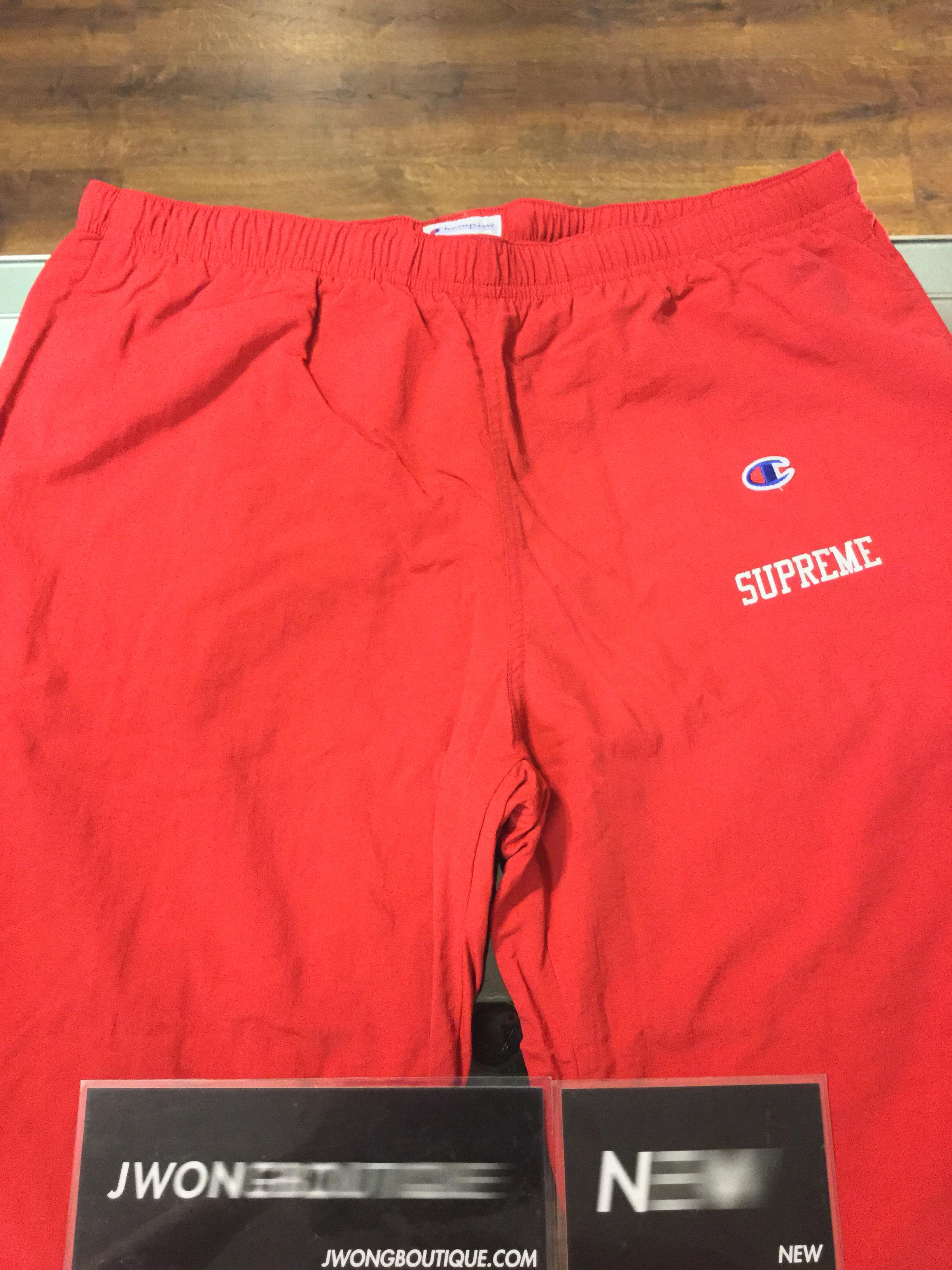 supreme champion track pants