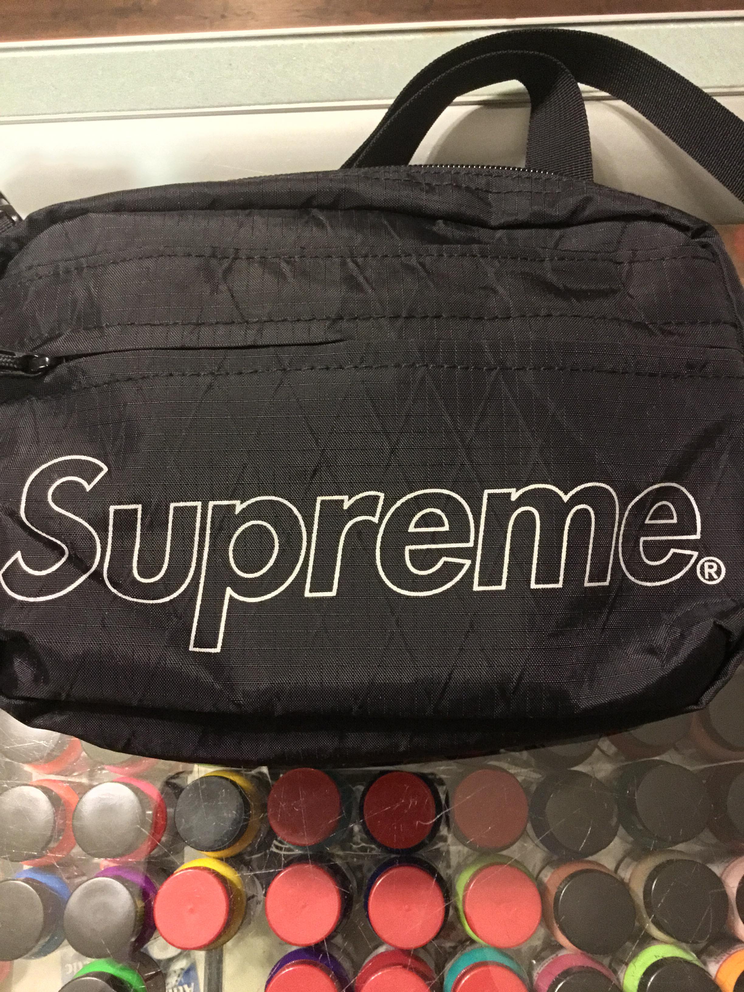2018 Supreme Shoulder Bag Fall Black | Jwong Boutique