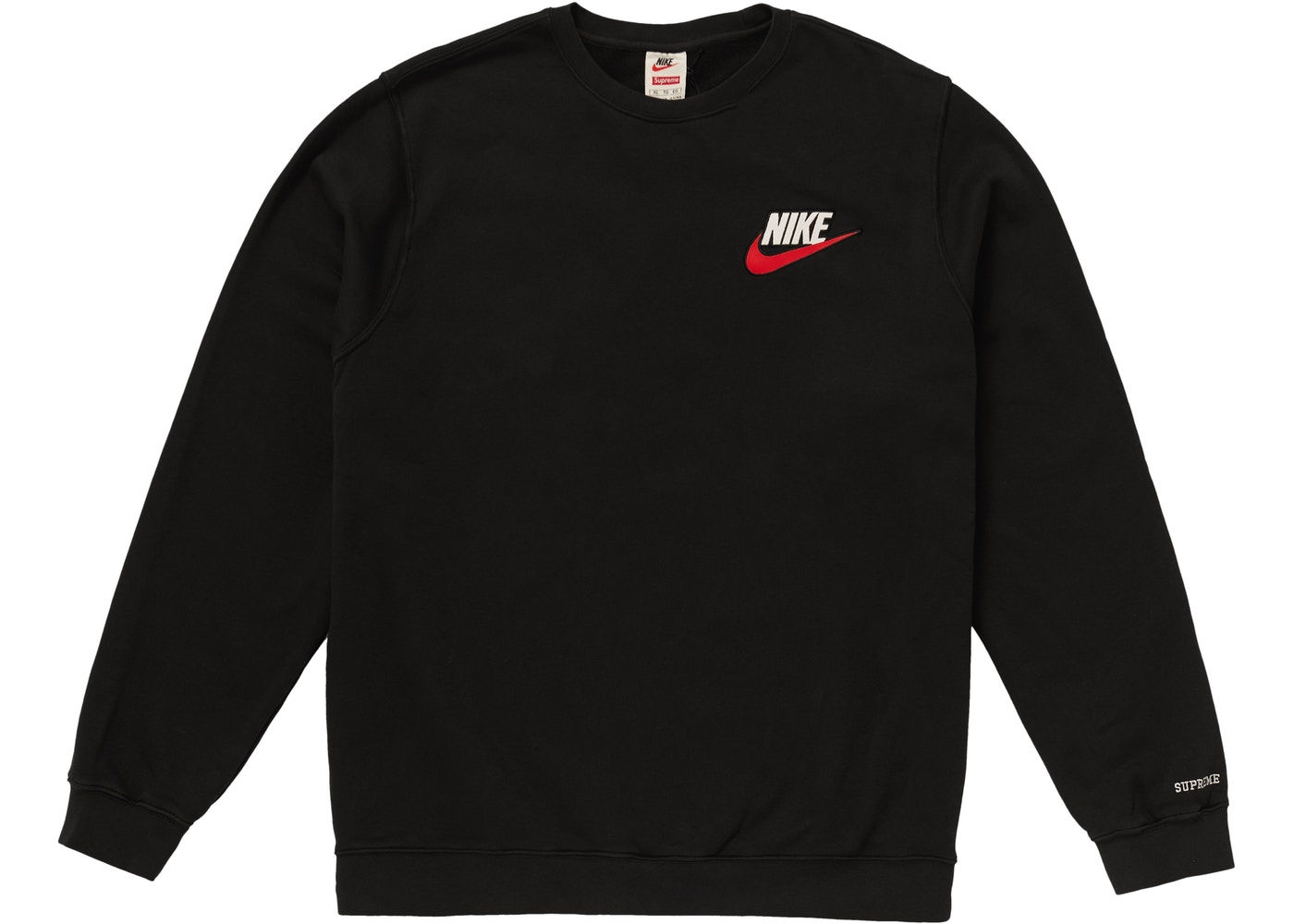 2018 Supreme Nike Crewneck Black | Jwong Boutique