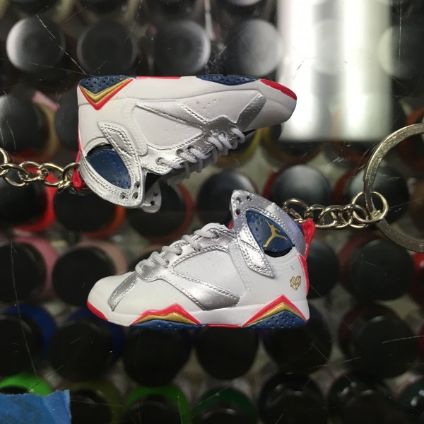 2010 Nike Air Jordan VII Olympic For The Love Of The Game Keychain