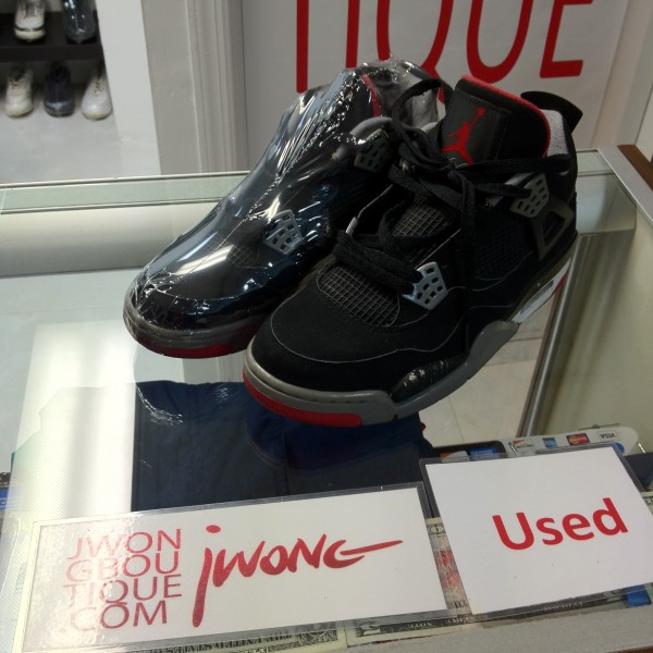 2008 Nike Air Jordan IV Bred CDP