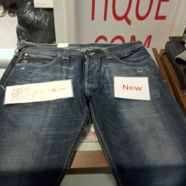 2008 Evisu Puma Jeans Sz W38, L34