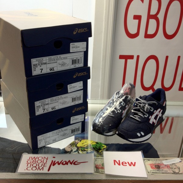 2012 Asics Gel Lyte III Selvedge Denim Ronnie Fieg Kith
