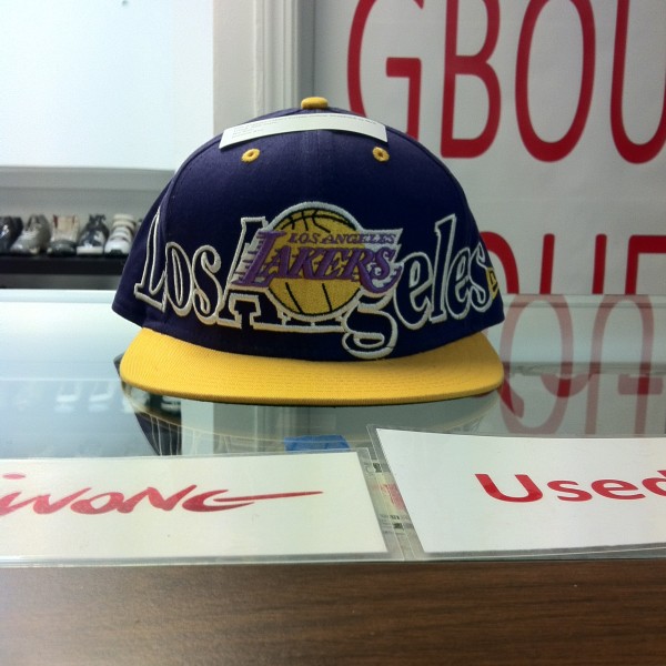 Snapback New Era Los Angeles Lakers Purple Yellow Hat