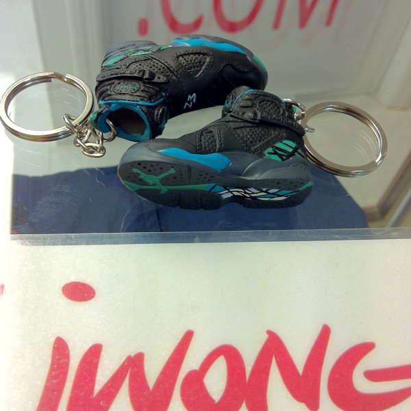 2008 Nike Air Jordan VIII PE Sugar Ray Keychain