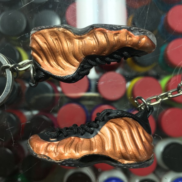 2010 Nike Air Foamposite One Copper 3D Keychain