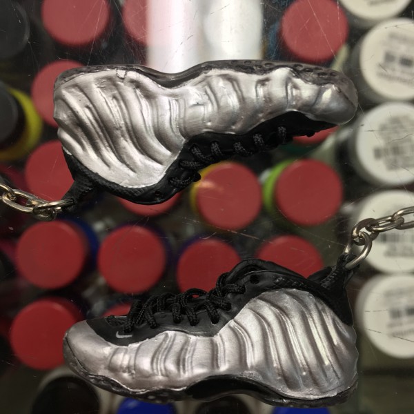 2011 Nike Air Foamposite One Pewter 3D Keychain