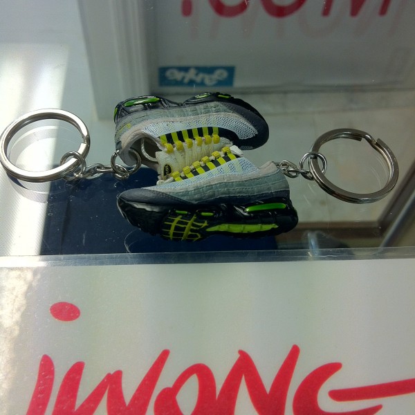 2003 Nike Air Max 95 Neon Yellow Keychain