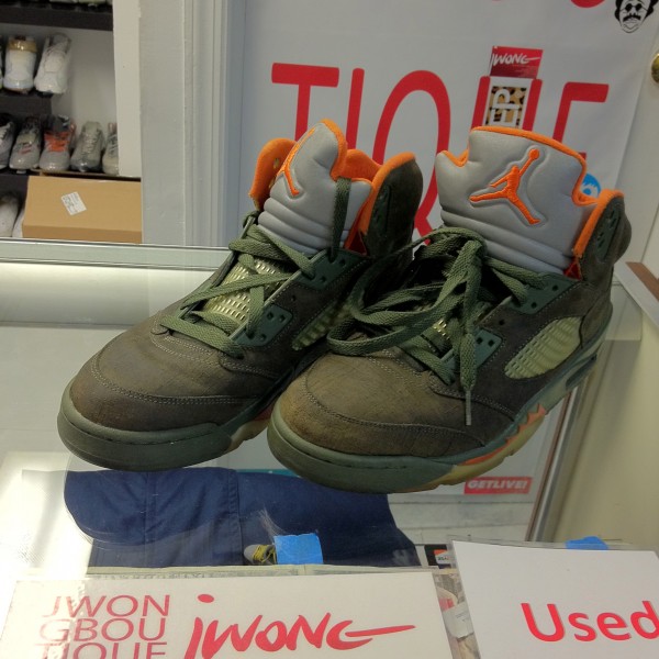 2006 Nike Air Jordan V Olive