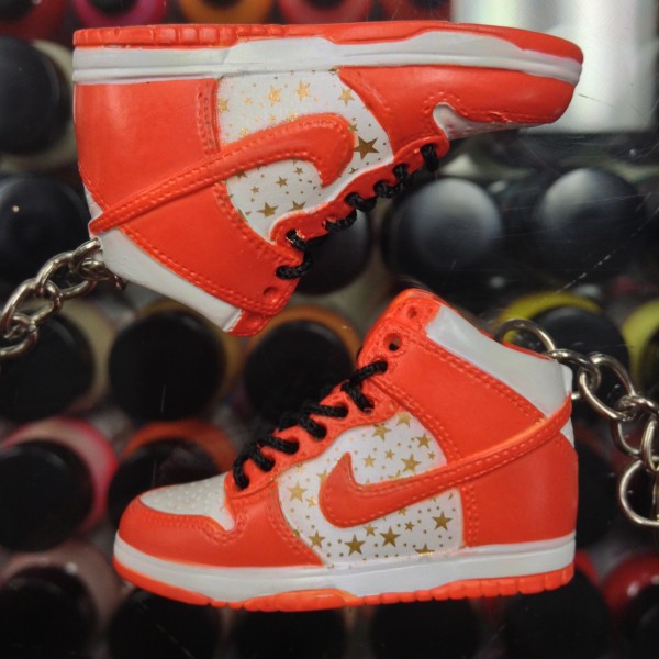 2003 Nike Dunk SB High Sup Orange 3D Keychain