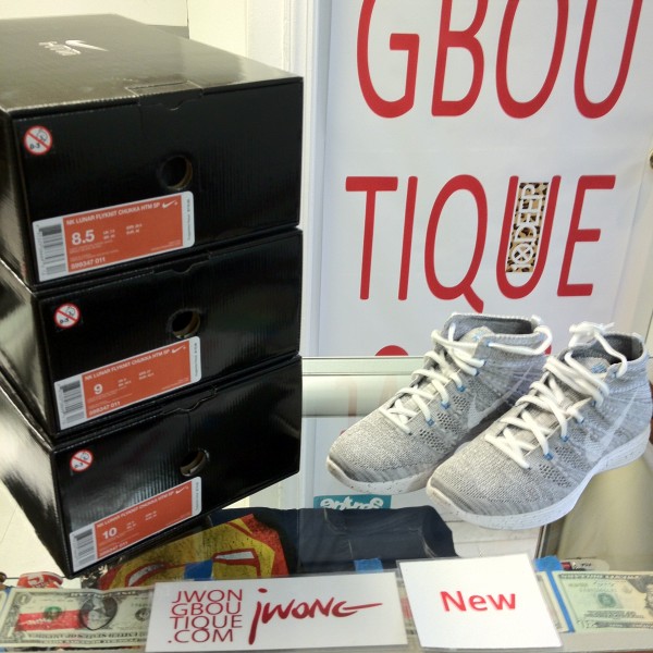 2013 Nike Lunar Flyknit Chukka HTM SP Grey Snow Plus