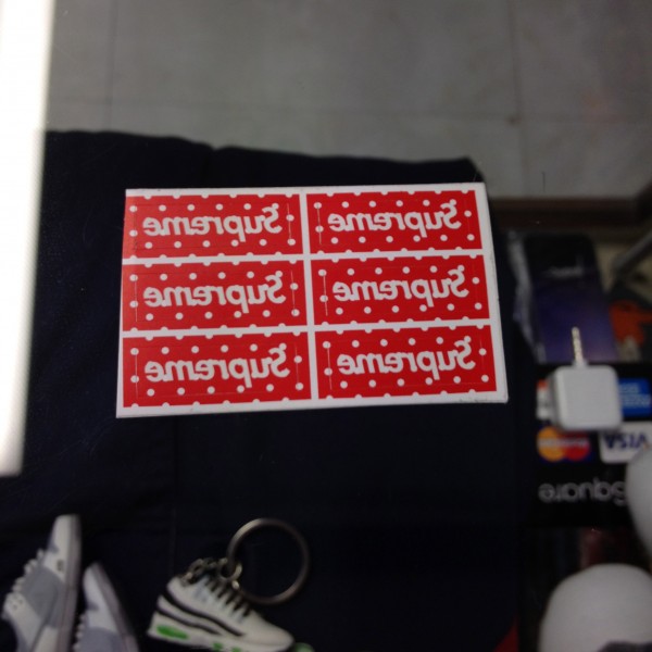 2012 Sup CDG Red Small Stickers