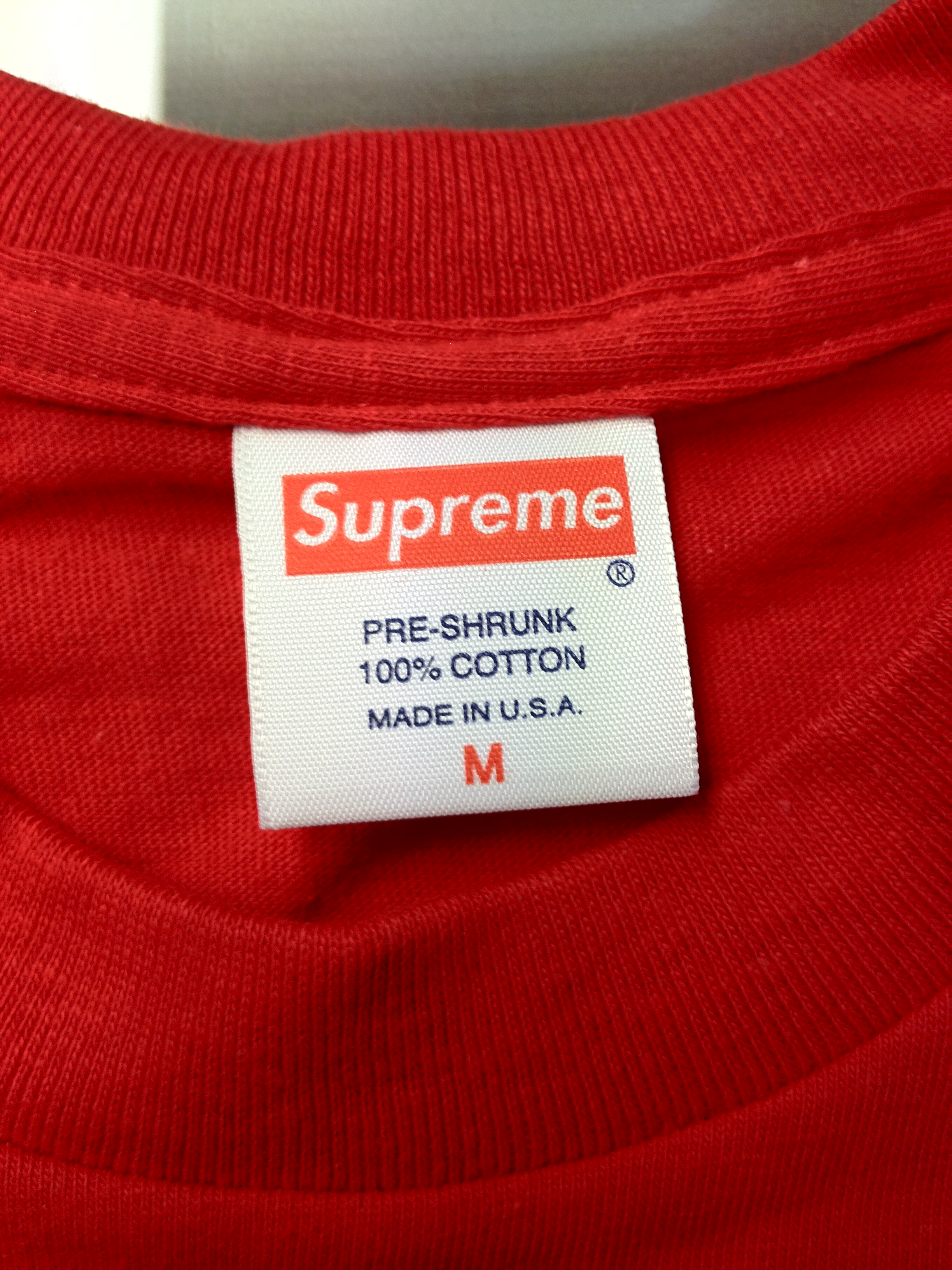 2012 Supreme Kate Moss T Shirt Red | Jwong Boutique